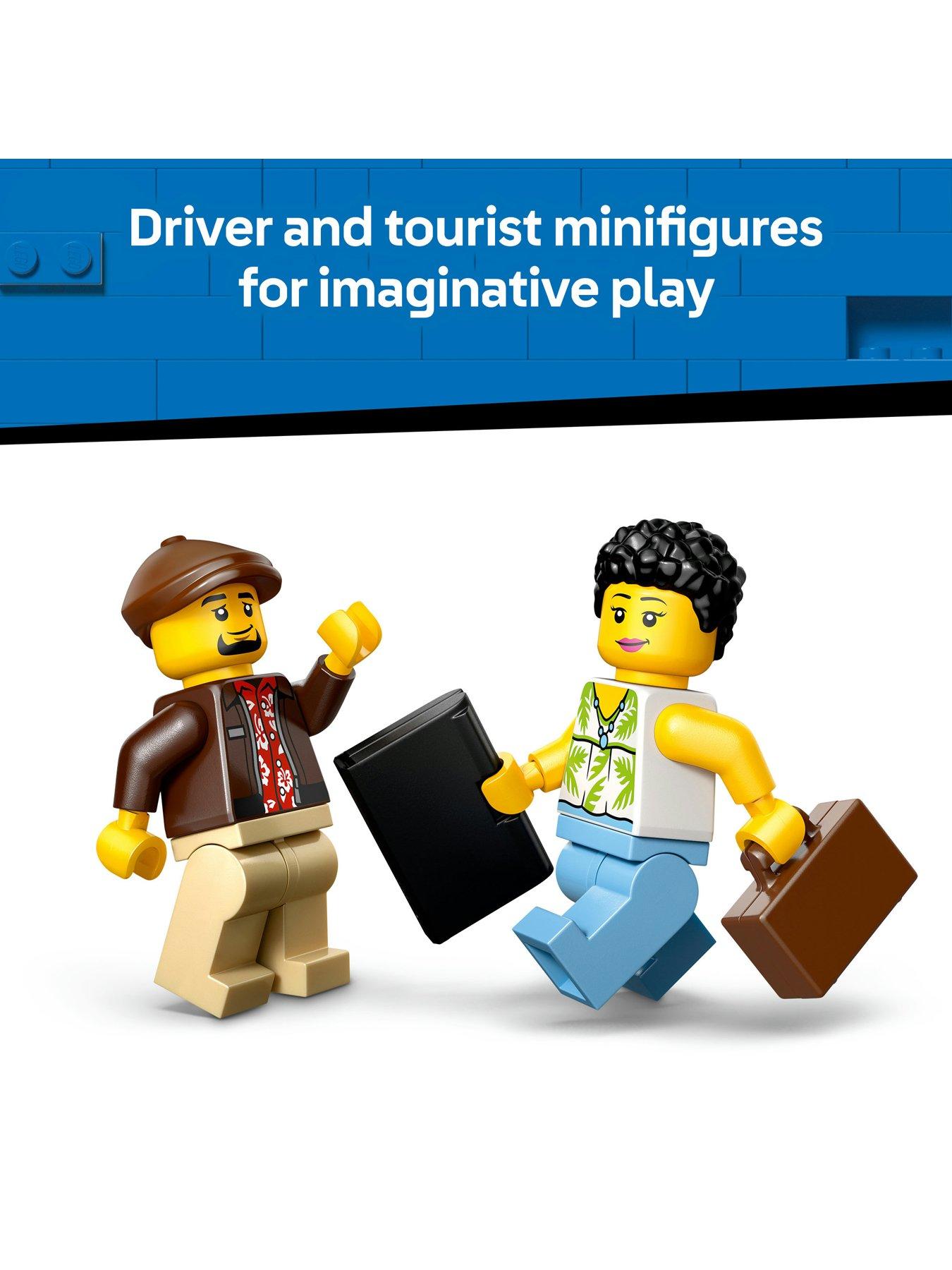 Image 5 of 8 of LEGO City Yellow Taxi Toy - Model Car Kit 60487