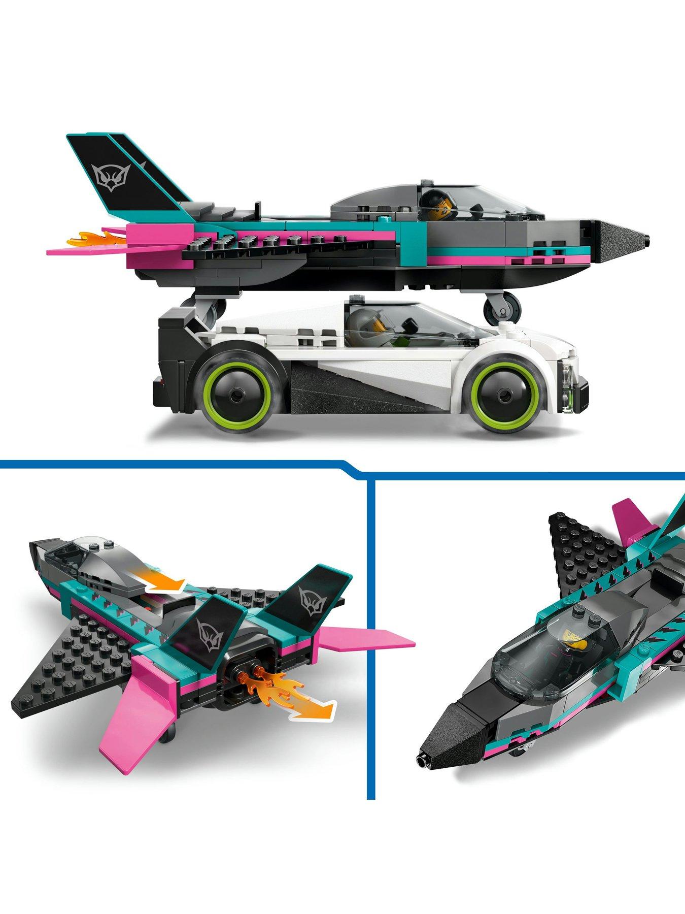 LEGO City Jet vs. Car – Toy Cars and Jet Toy Playset (60489) | Littlewoods
