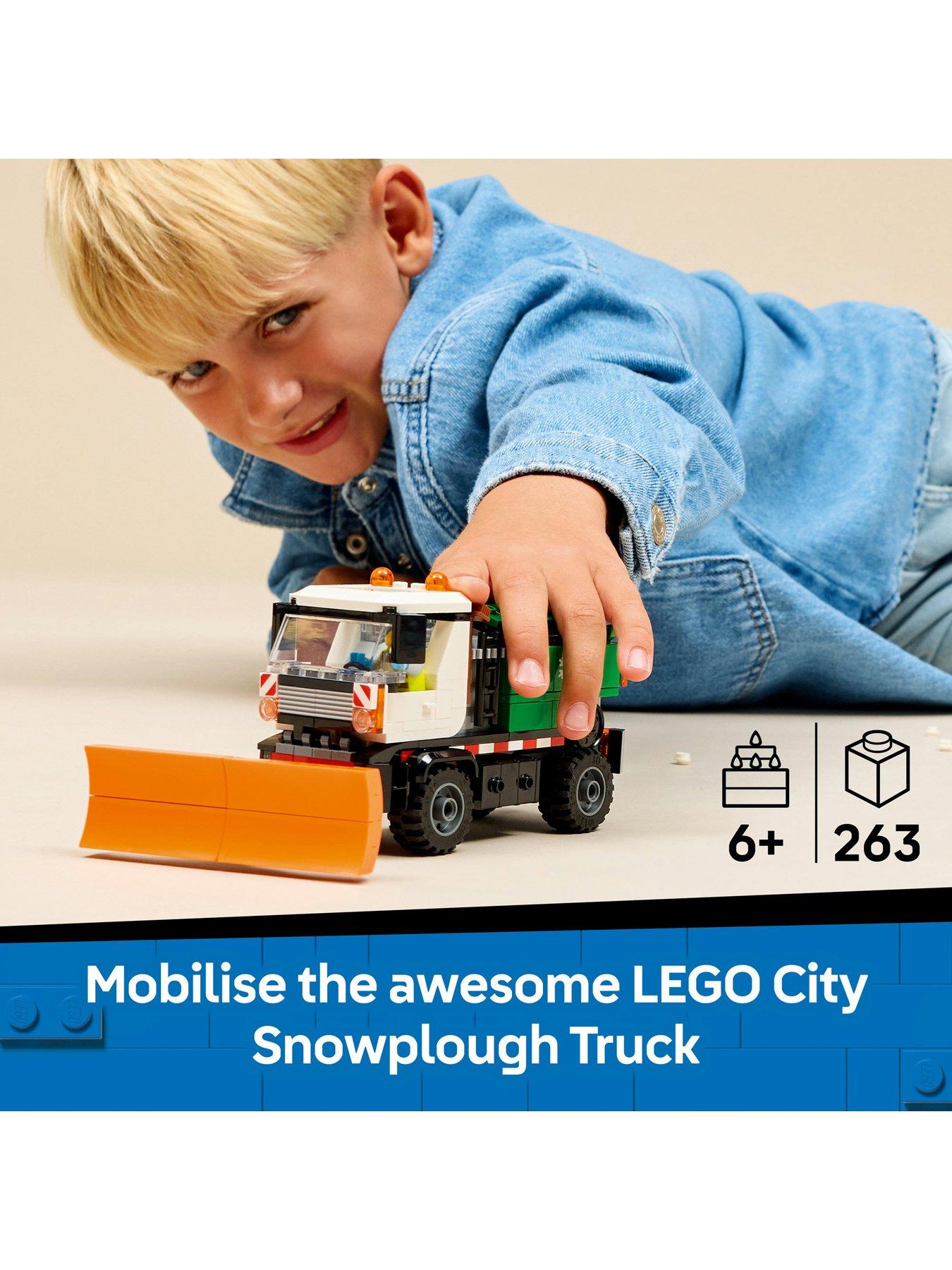 Image 2 of 8 of LEGO City Snowplough Truck Toy Building Set 60490