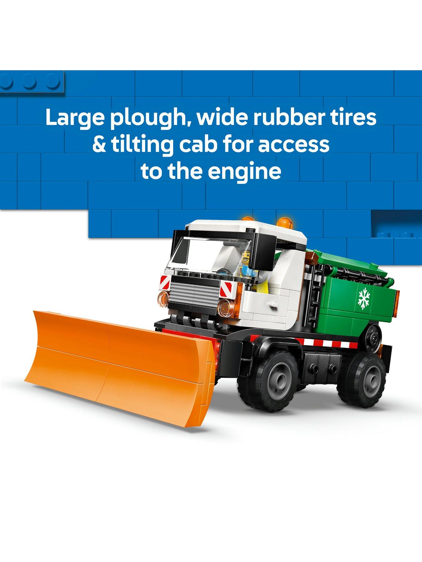 Image 3 of 8 of LEGO City Snowplough Truck Toy Building Set 60490