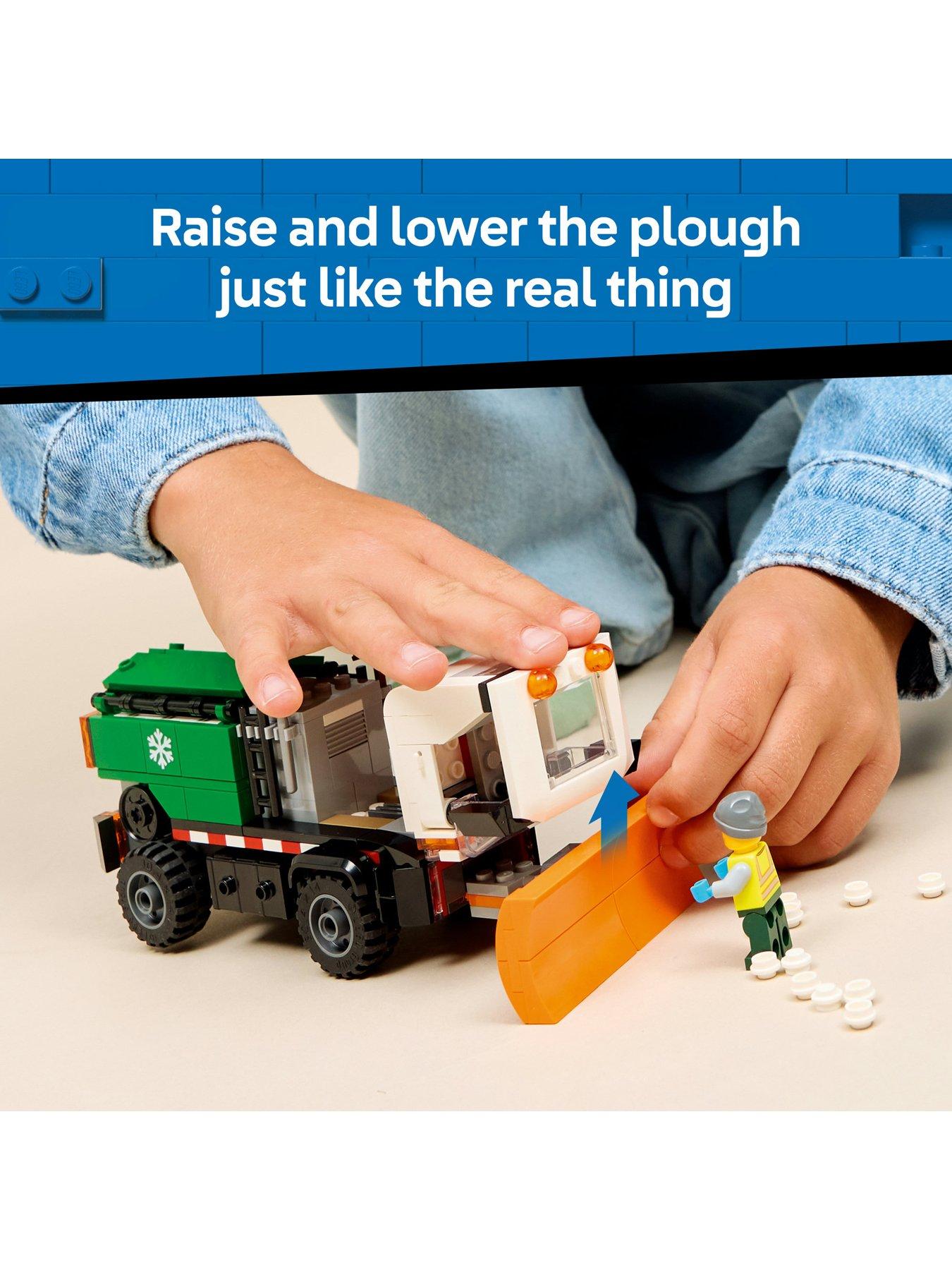 Image 4 of 8 of LEGO City Snowplough Truck Toy Building Set 60490