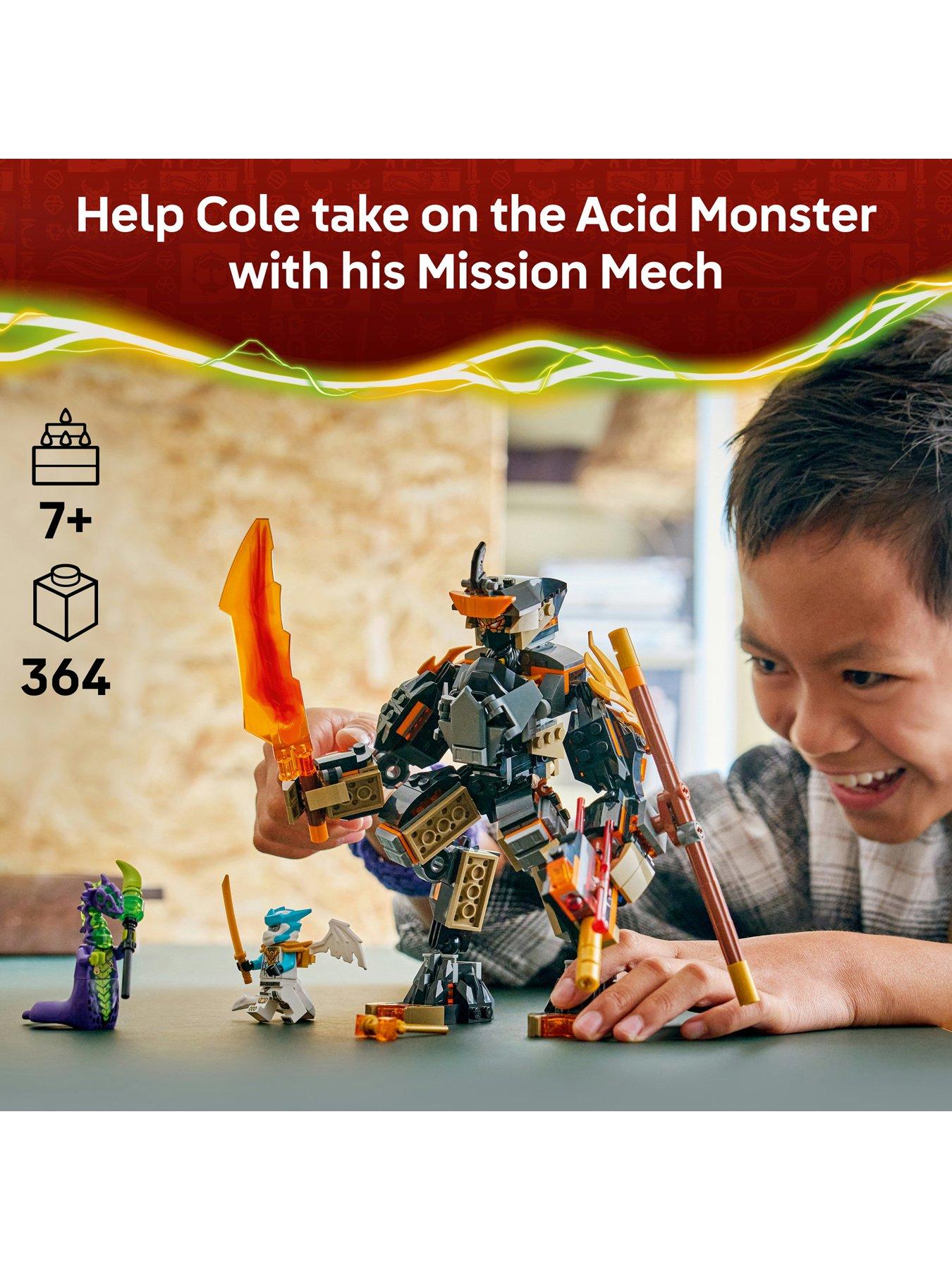 LEGO Ninjago Cole's Mission Mech & Dragon Zane (71854) | Littlewoods