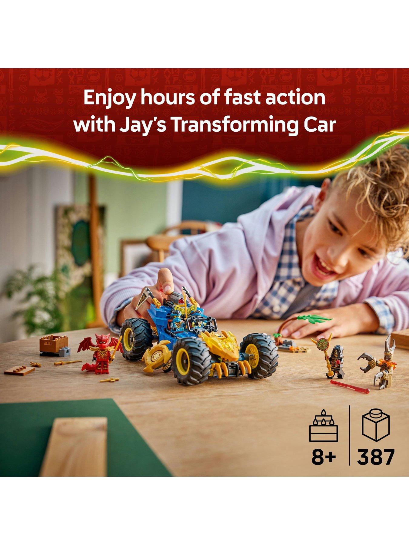 LEGO Ninjago Jay's Transforming Car Racing Toy 71856 | Littlewoods
