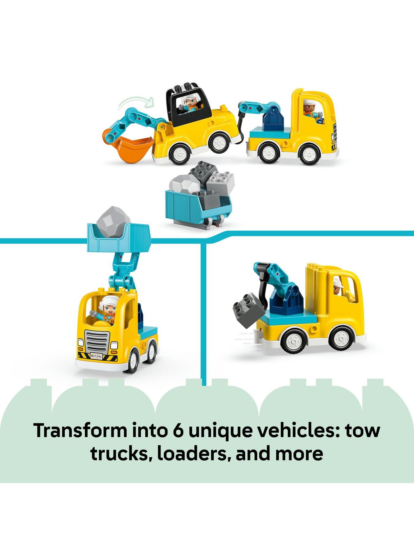 Image 4 of 8 of LEGO Duplo 3 in 1 Construction Vehicles Building Toy 10475