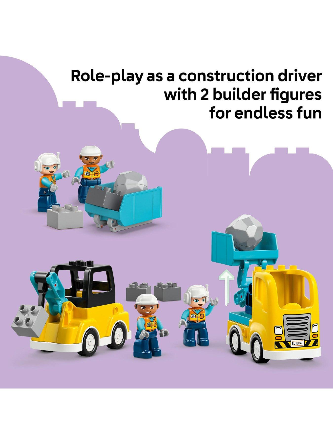 Image 5 of 8 of LEGO Duplo 3 in 1 Construction Vehicles Building Toy 10475