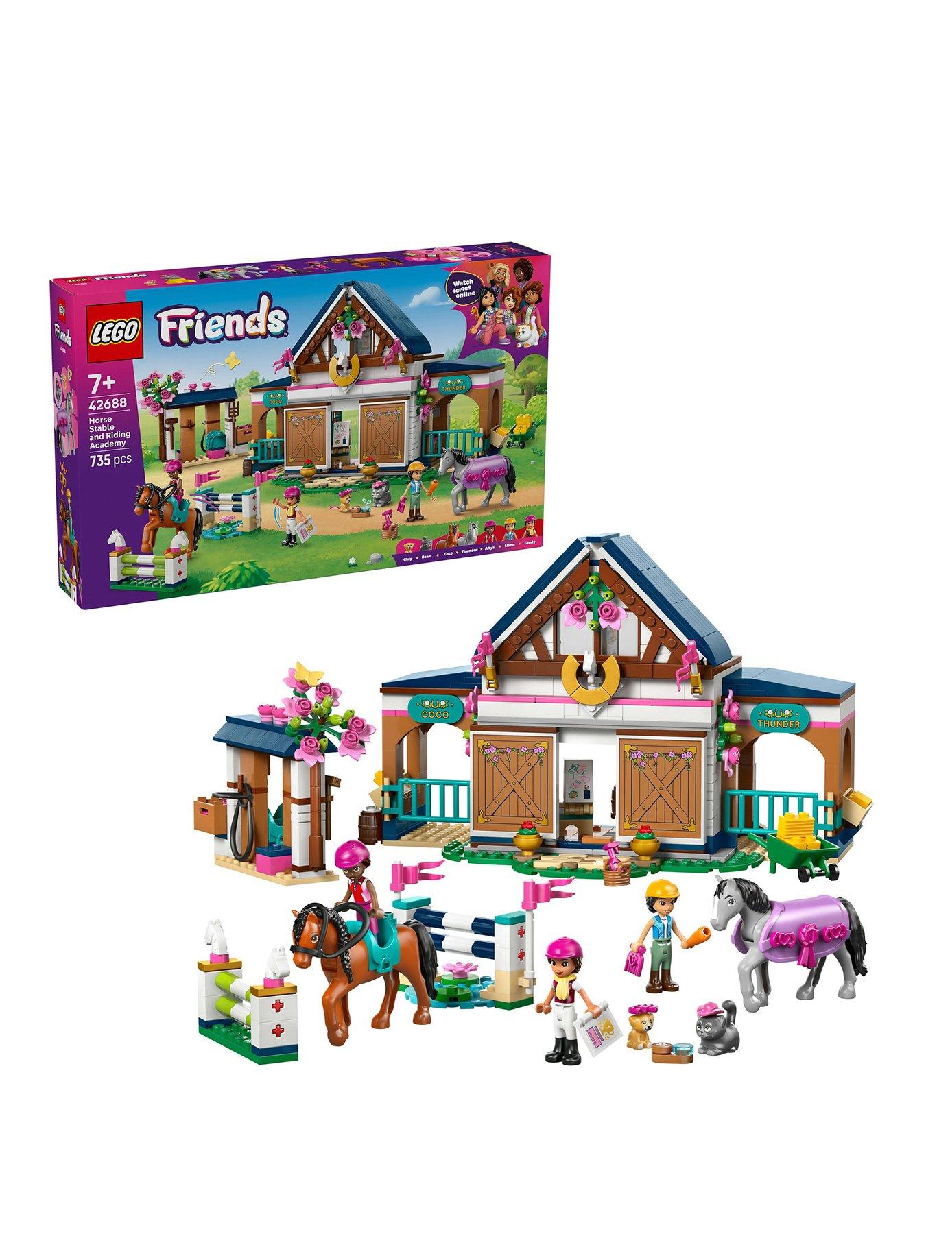 front image of lego-friends-horse-stable-and-riding-academy-42688