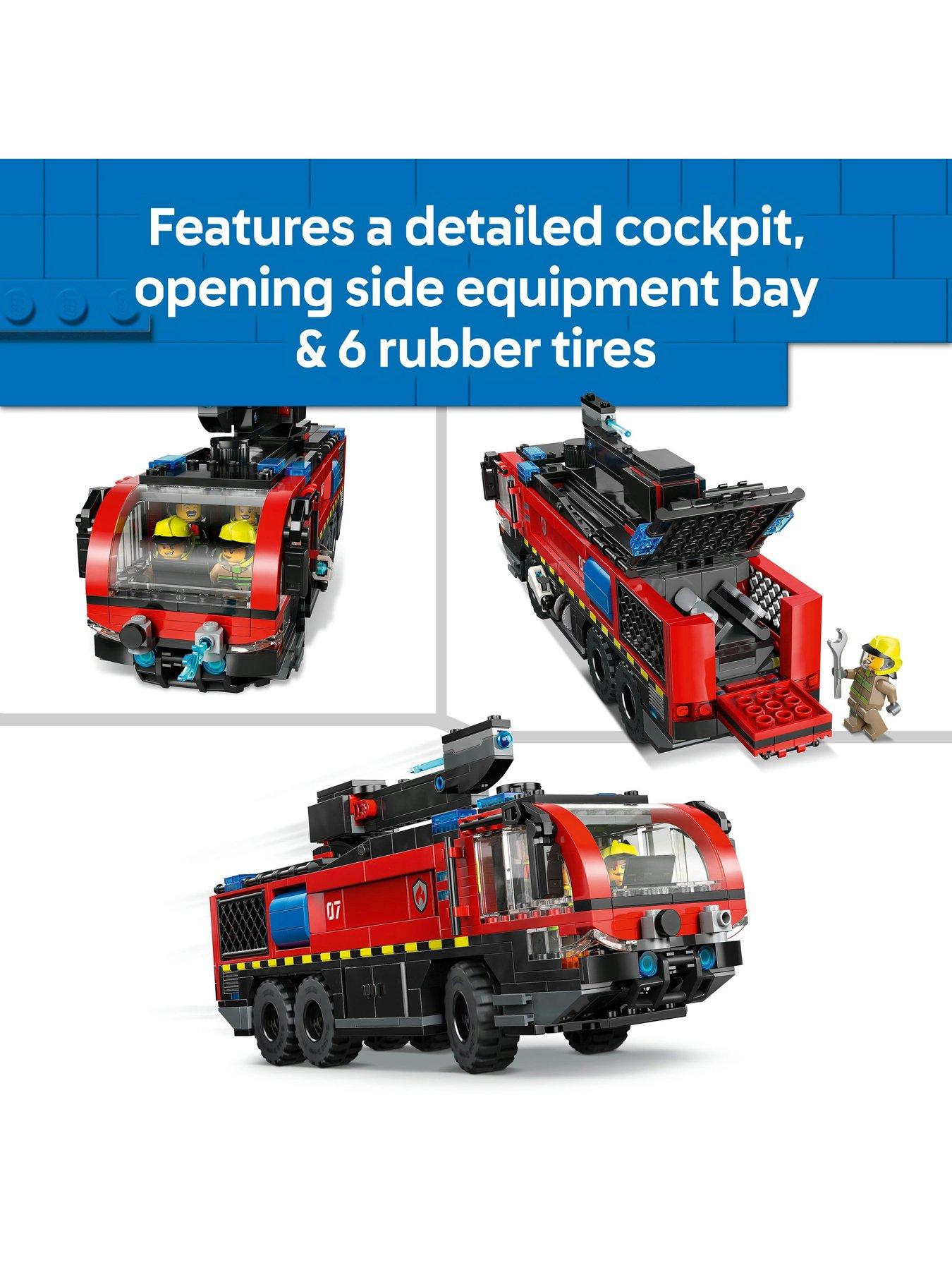 Image 3 of 8 of LEGO City Airport Fire Engine Truck Toy 60499