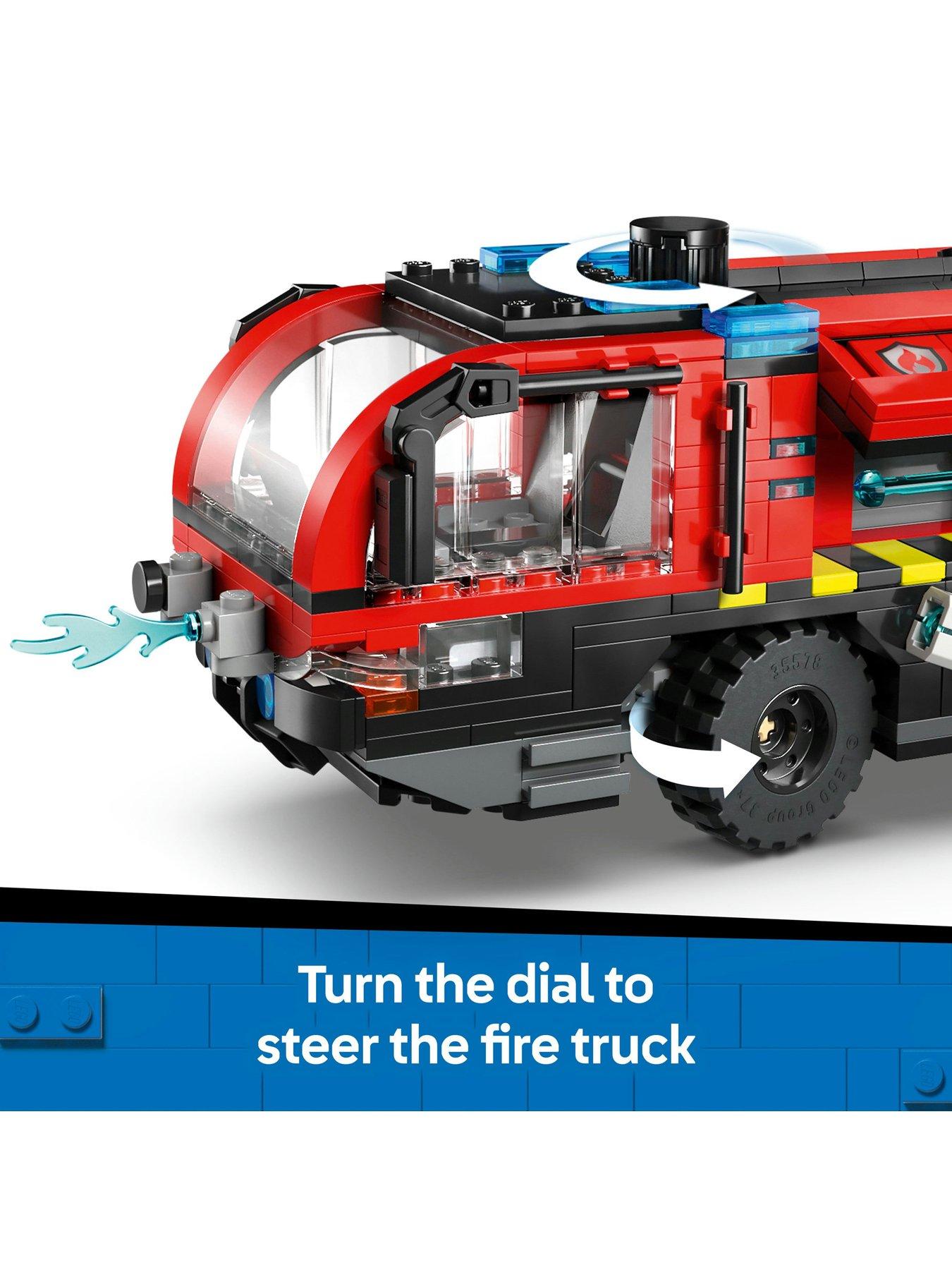 Image 4 of 8 of LEGO City Airport Fire Engine Truck Toy 60499