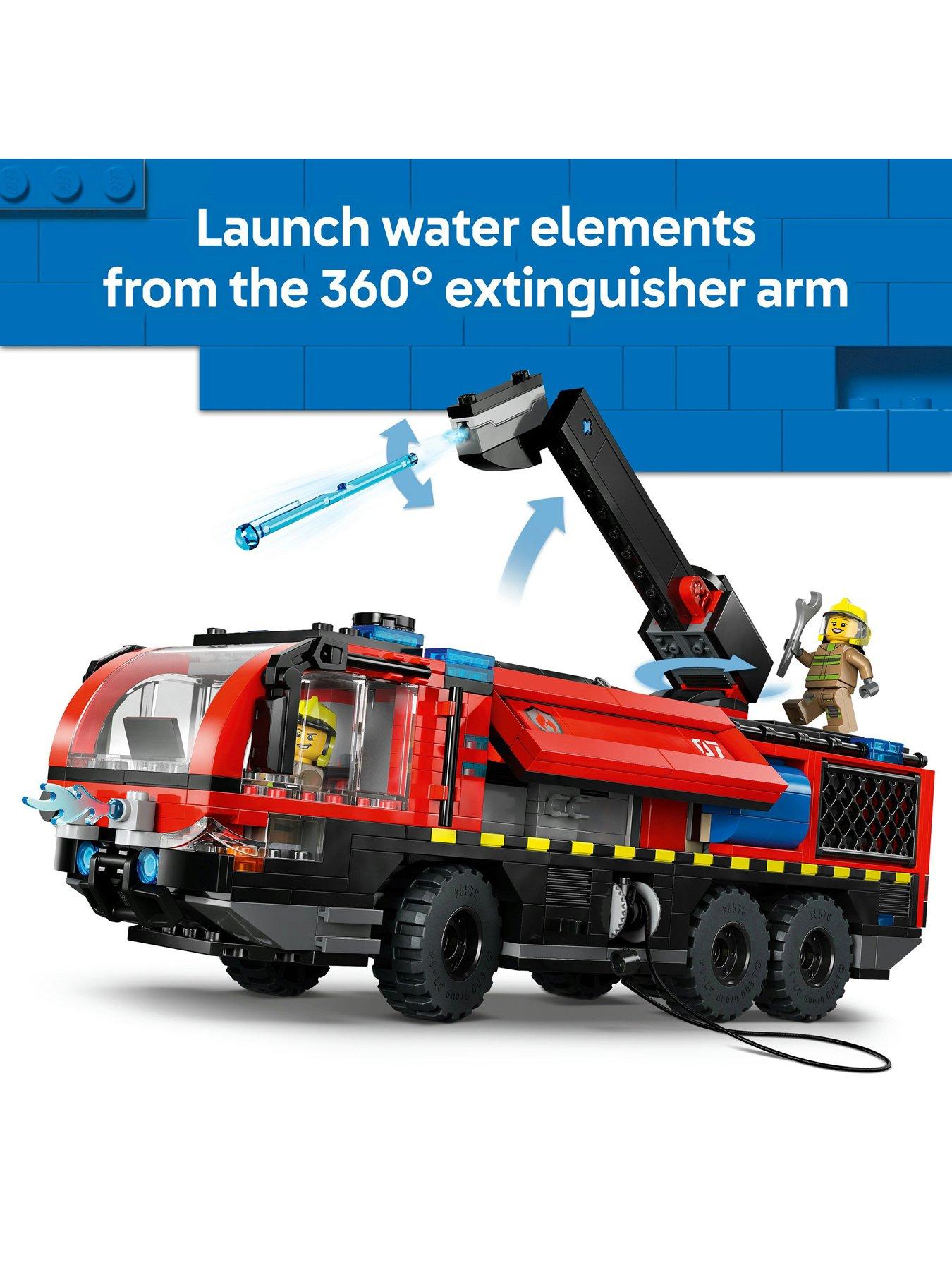 Image 5 of 8 of LEGO City Airport Fire Engine Truck Toy 60499