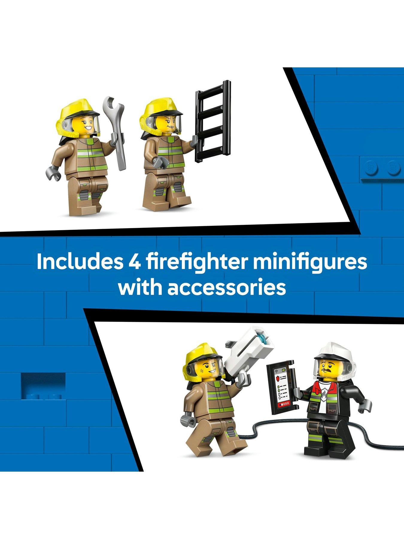 Image 6 of 8 of LEGO City Airport Fire Engine Truck Toy 60499