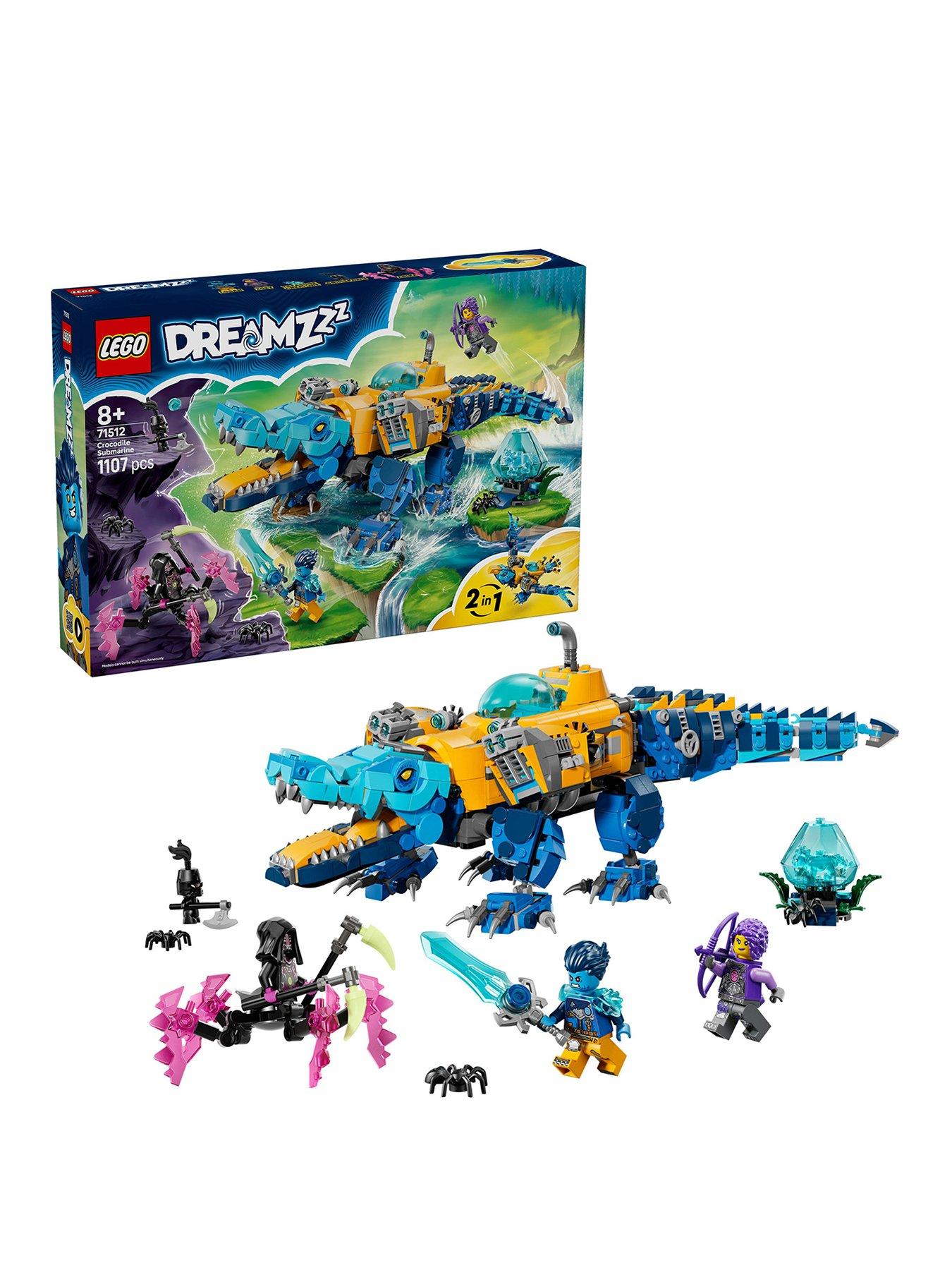 Image 1 of 3 of LEGO DreamZzz 2in1 Crocodile Submarine Toy 71512