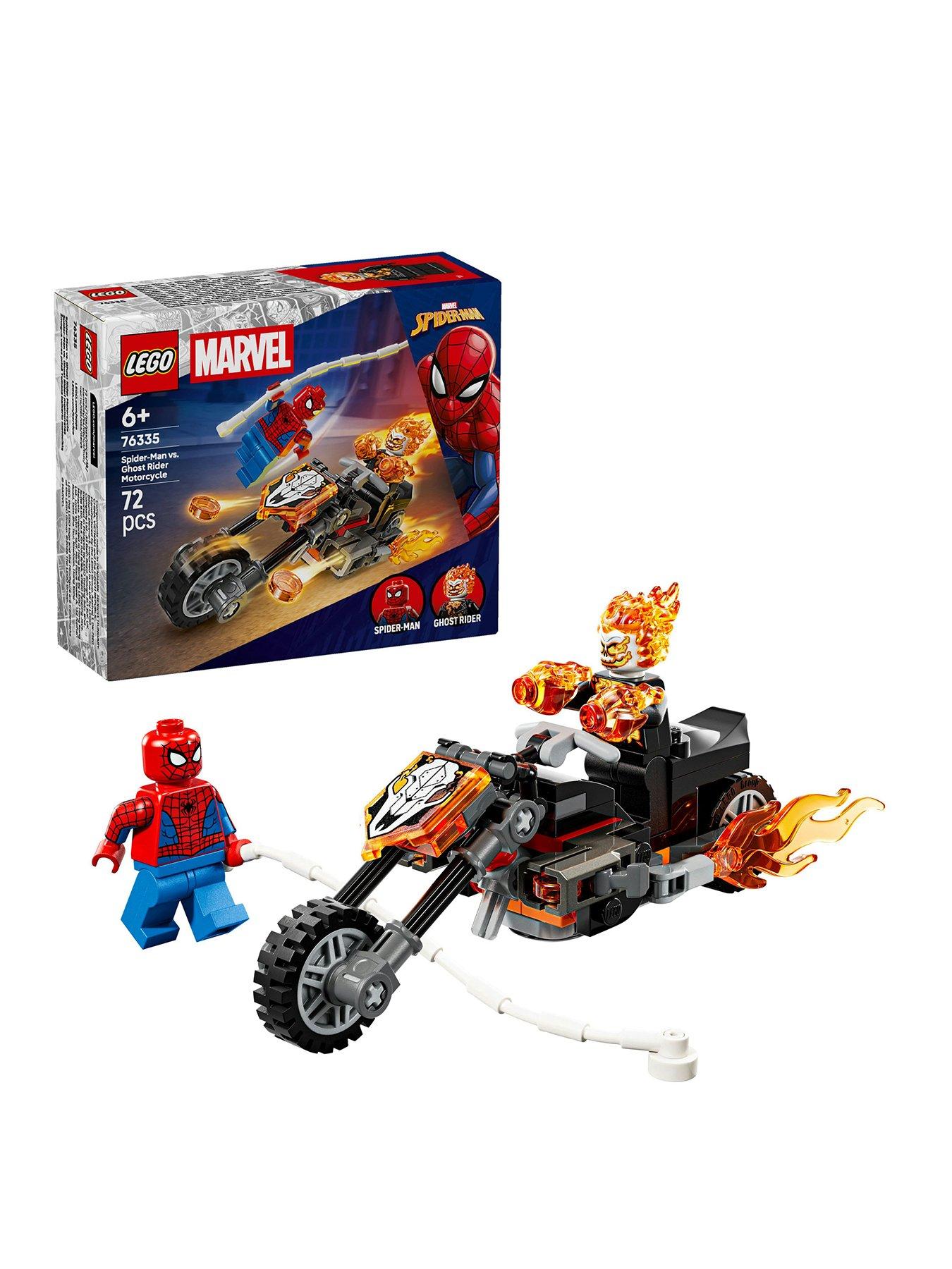 Image 1 of 8 of LEGO Super Heroes Spider-Man vs. Ghost Rider Motorcycle 76335