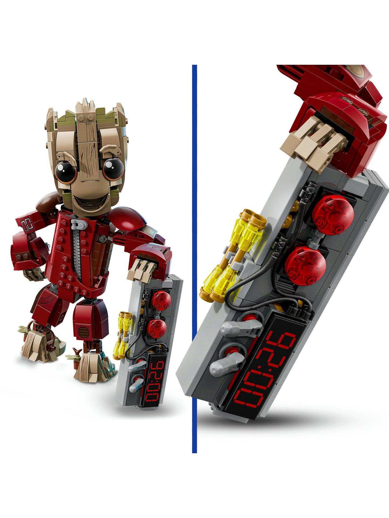 Image 3 of 8 of LEGO Super Heroes Ravager Jumpsuit Groot Figure 76341