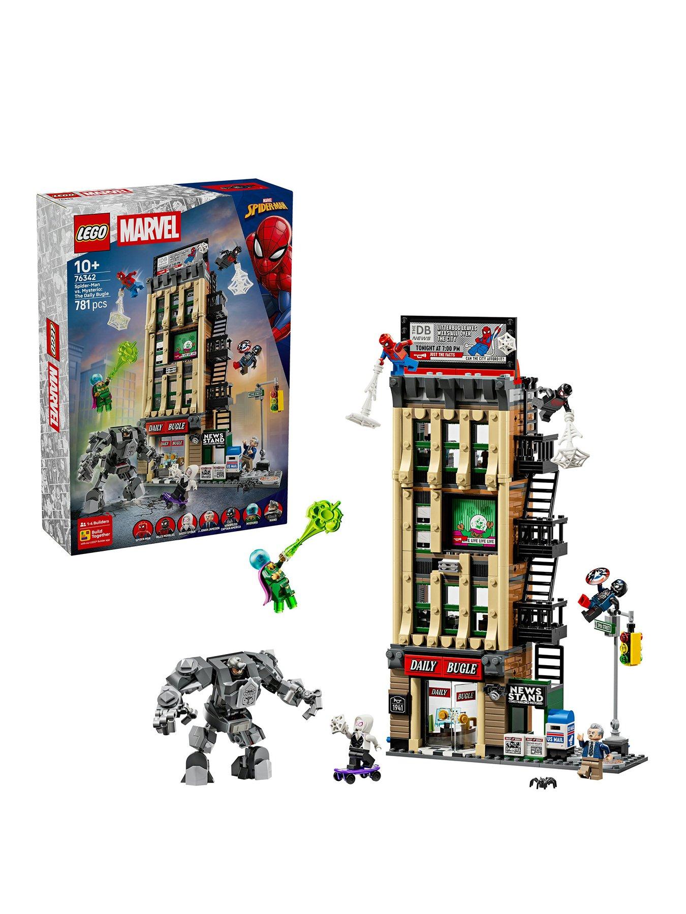 Image 1 of 2 of LEGO Super Heroes Spider-Man vs. Mysterio: The Daily Bugle (76342)