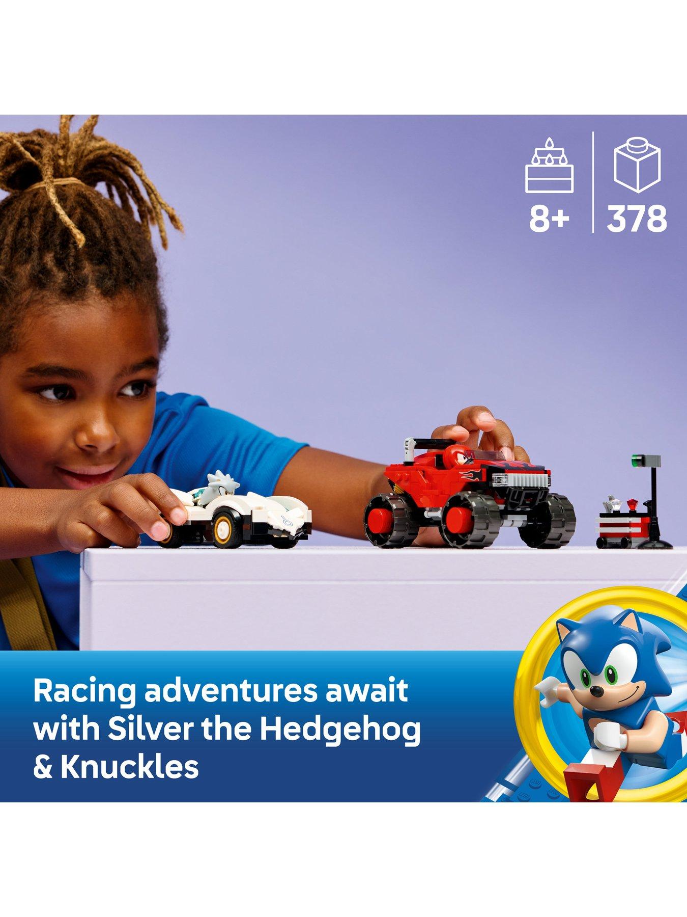 Image 2 of 8 of LEGO Sonic Silver&rsquo;s Car vs. Knuckles&rsquo; Monster Truck 77118