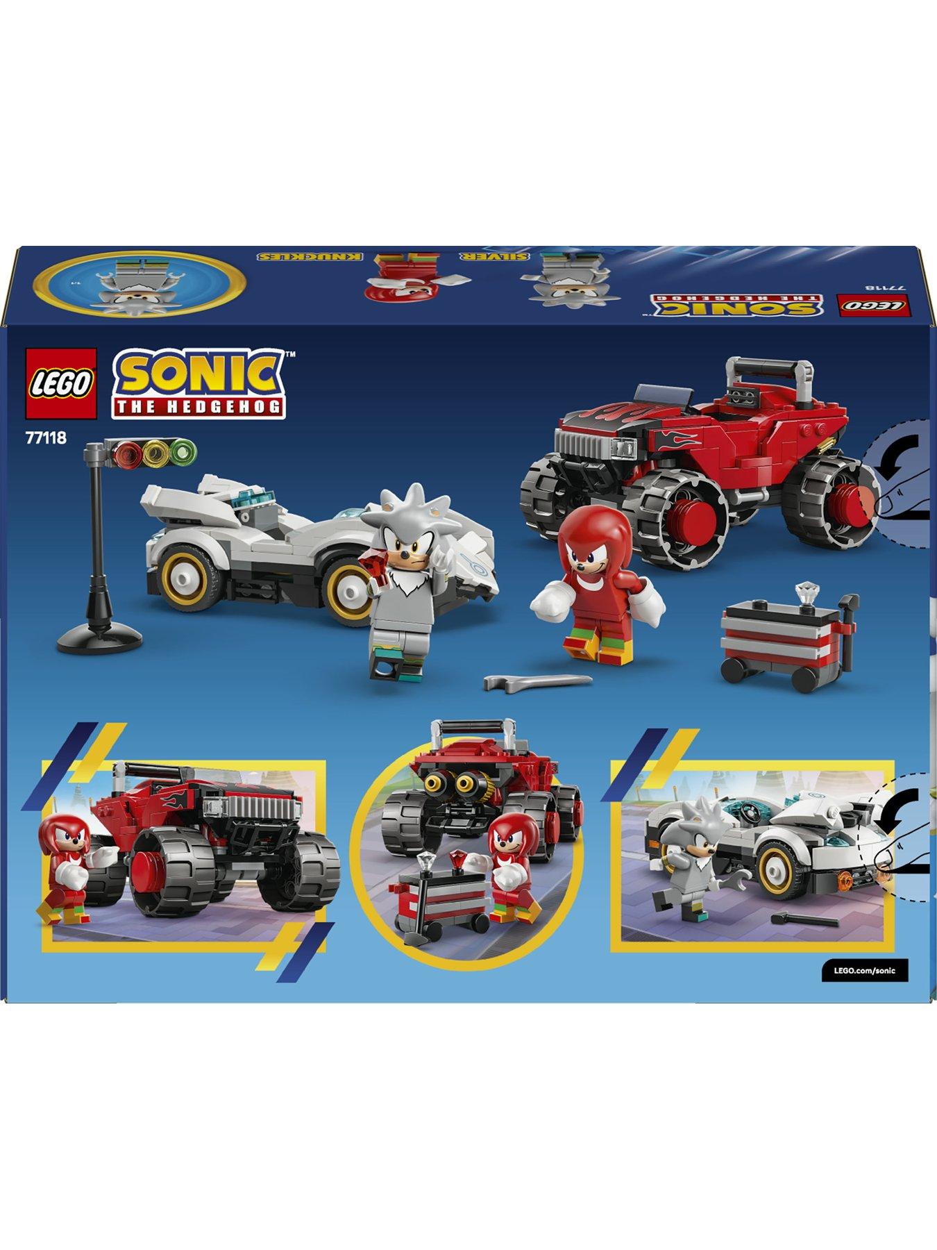 Image 7 of 8 of LEGO Sonic Silver&rsquo;s Car vs. Knuckles&rsquo; Monster Truck 77118