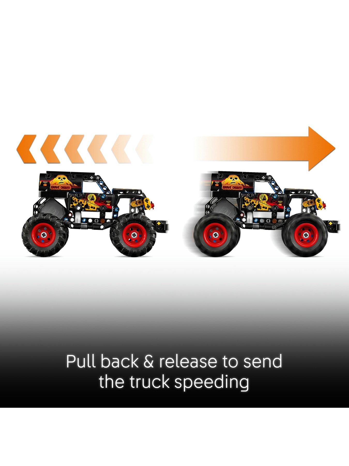 Image 3 of 8 of LEGO Technic Monster Jam Grave Digger Fire and Ice&nbsp;42219