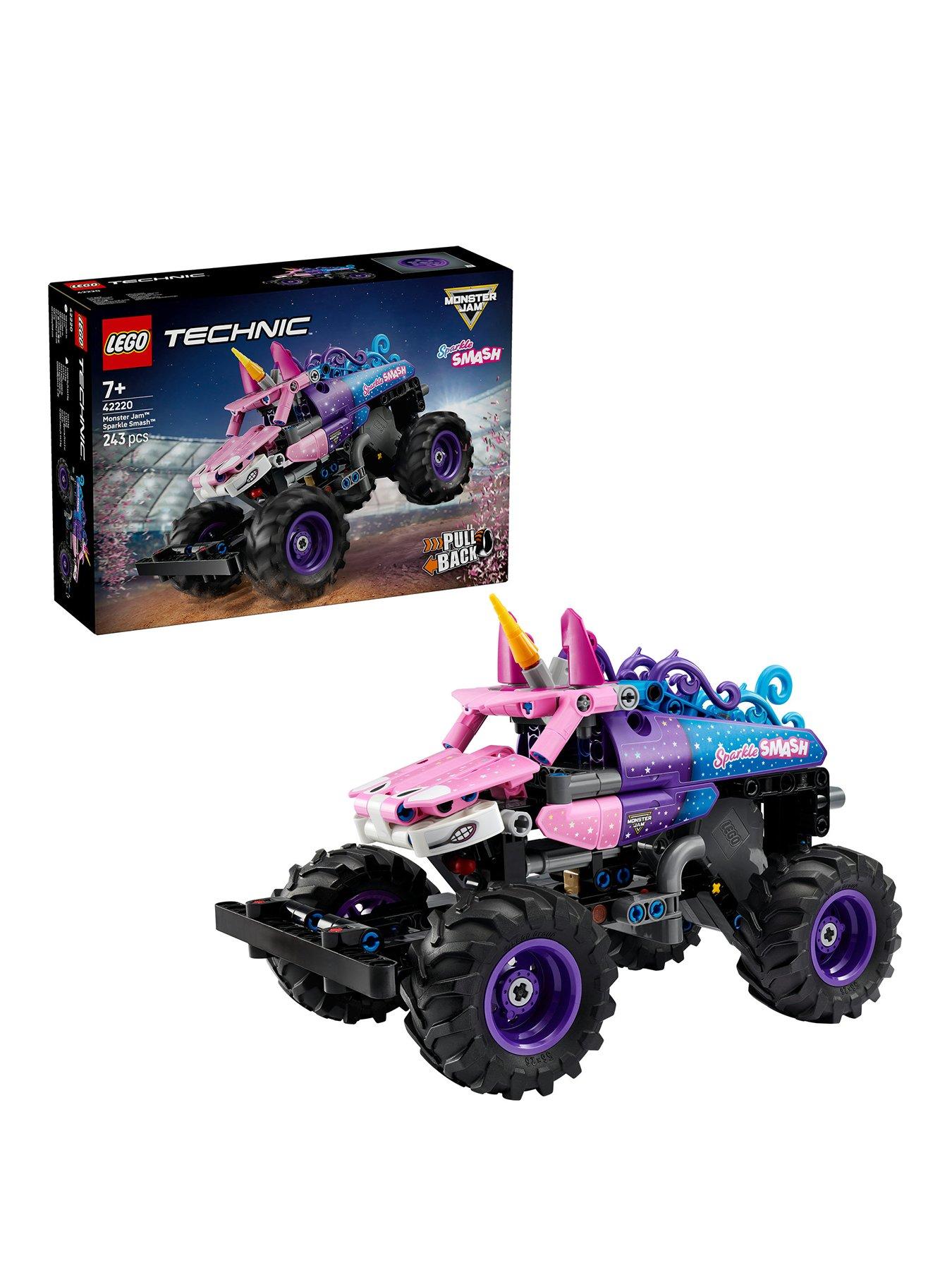 Image 1 of 8 of LEGO Technic Monster Jam Sparkle Smash Pull-Back Toy 42220
