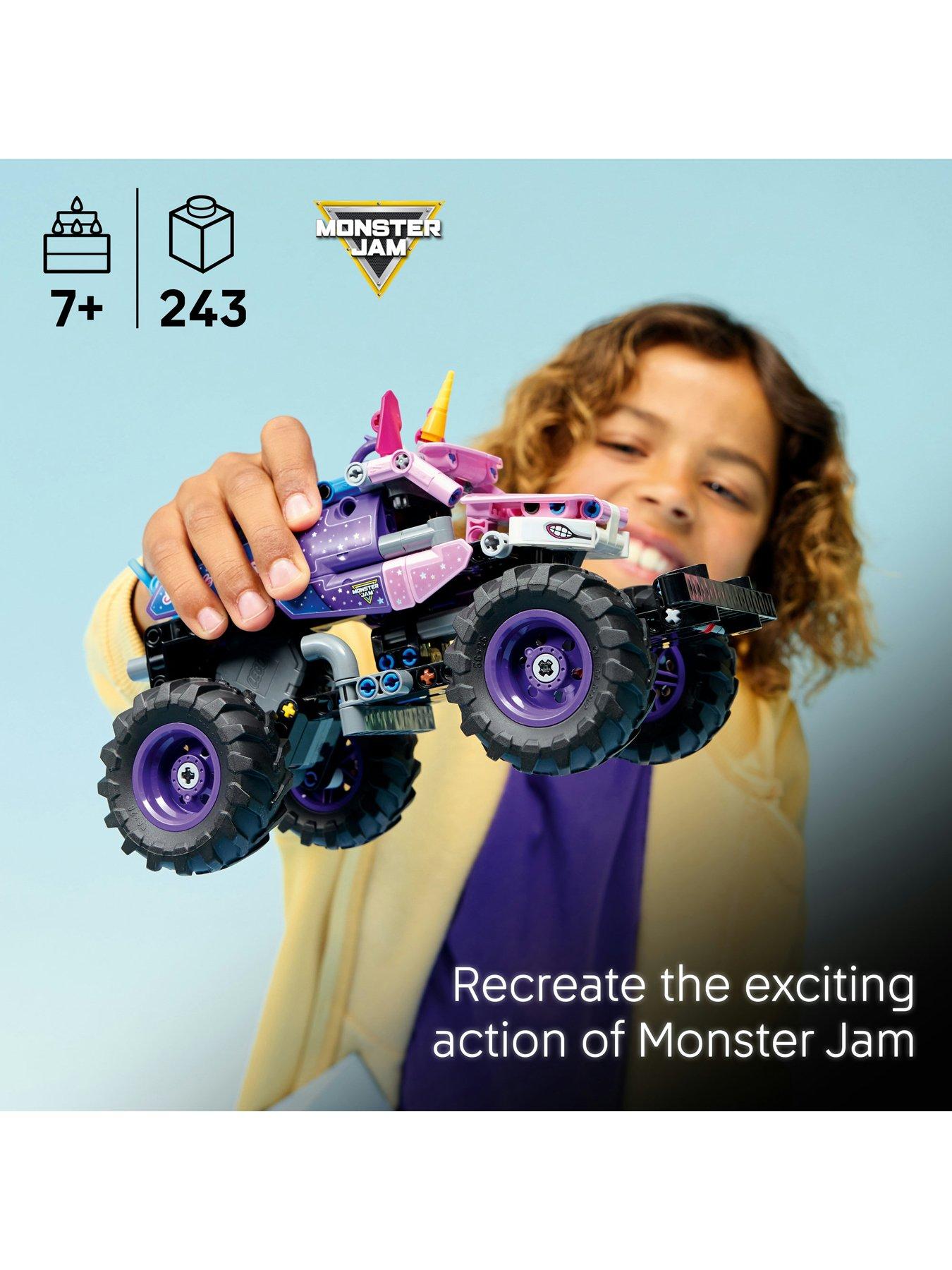 Image 2 of 8 of LEGO Technic Monster Jam Sparkle Smash Pull-Back Toy 42220