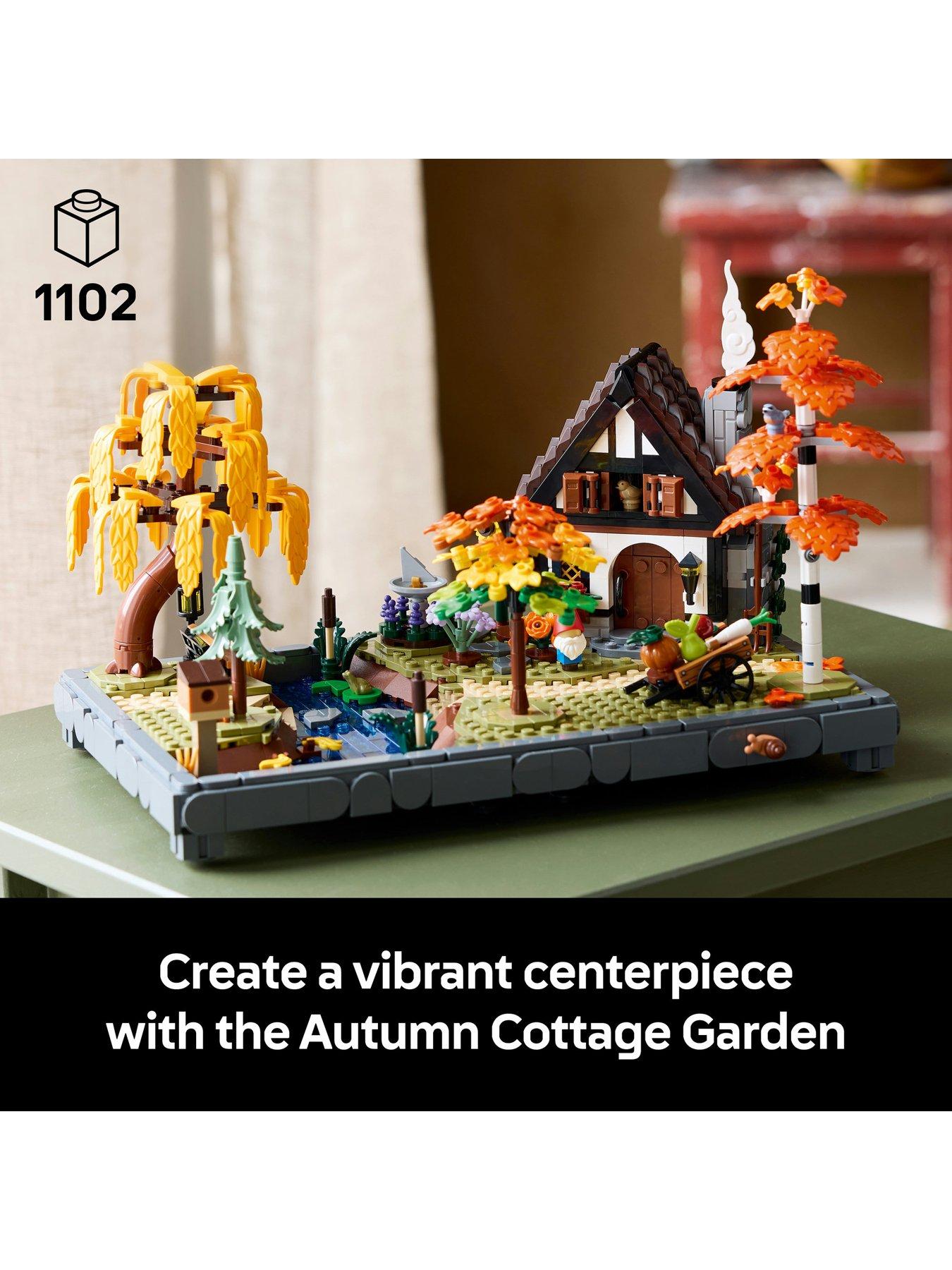 Image 2 of 8 of LEGO Icons Autumn Cottage Garden Model Kit 11372