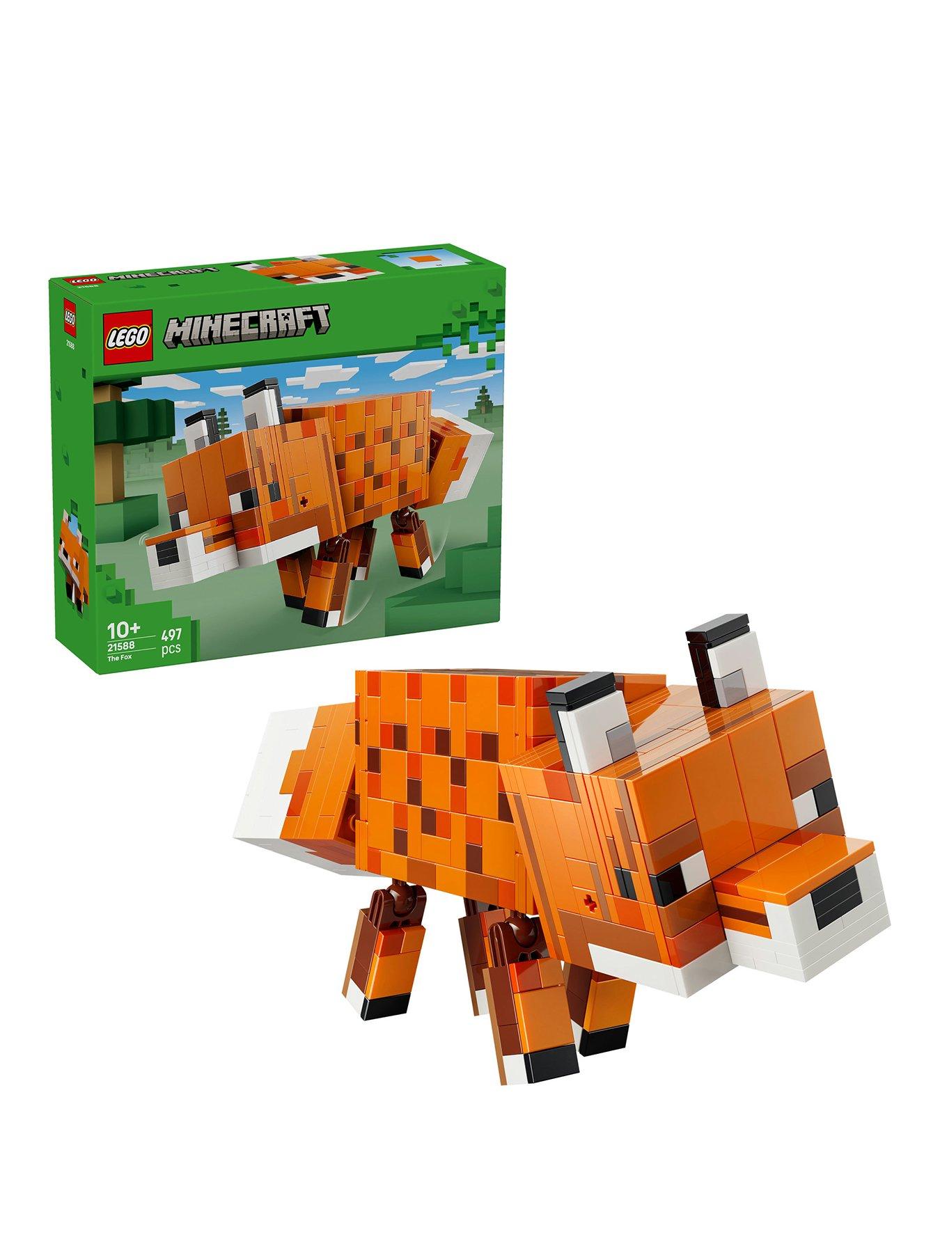 LEGO Minecraft The Fox Toy - Gaming Decor Gift 21588