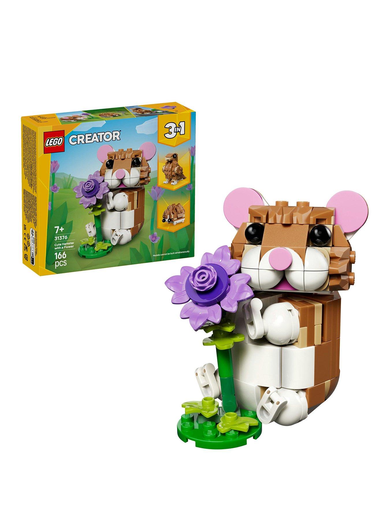 Image 1 of 8 of LEGO Creator 3in1 Cute Hamster with a Flower 31376