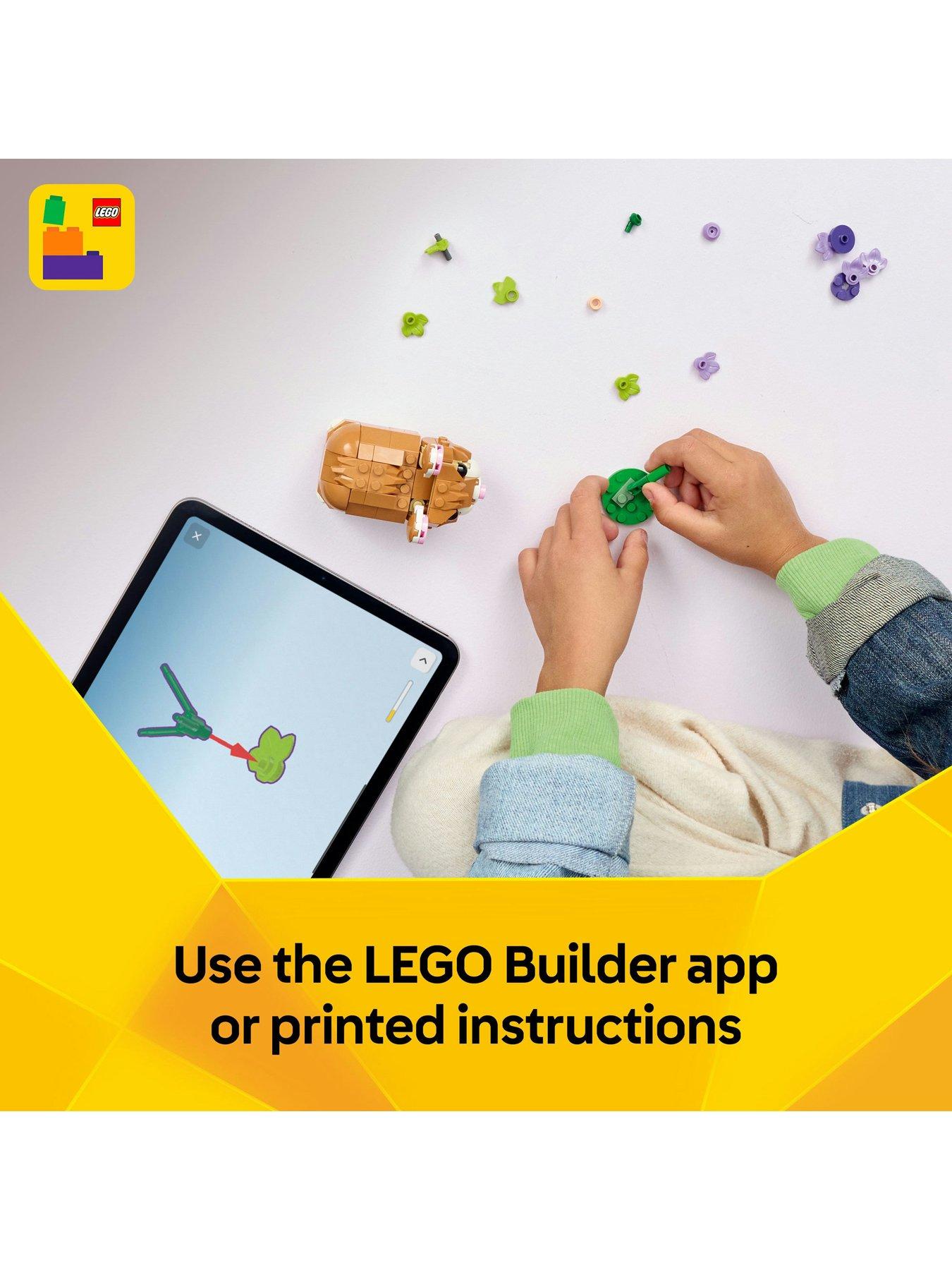 Image 6 of 8 of LEGO Creator 3in1 Cute Hamster with a Flower 31376