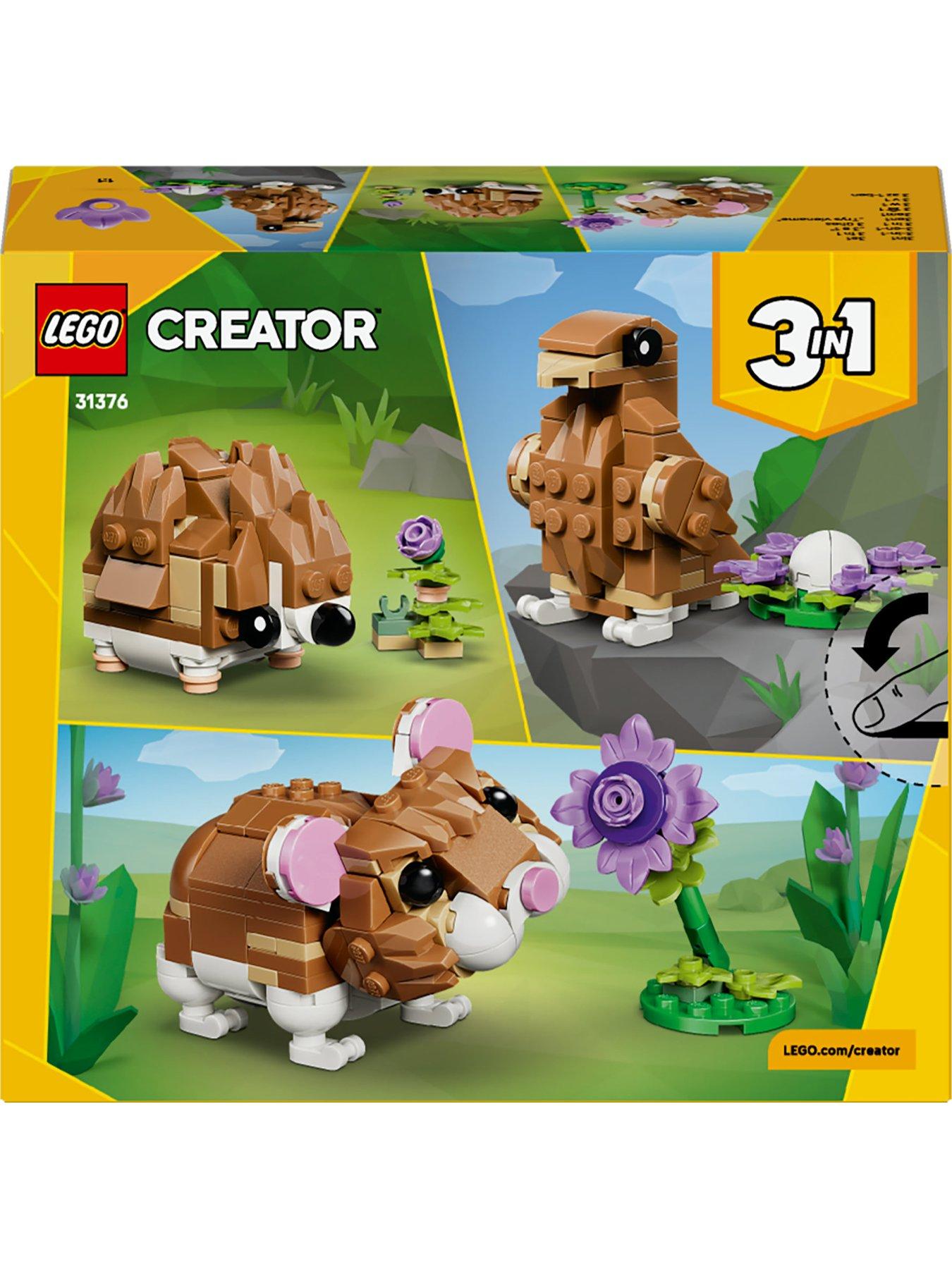 Image 7 of 8 of LEGO Creator 3in1 Cute Hamster with a Flower 31376