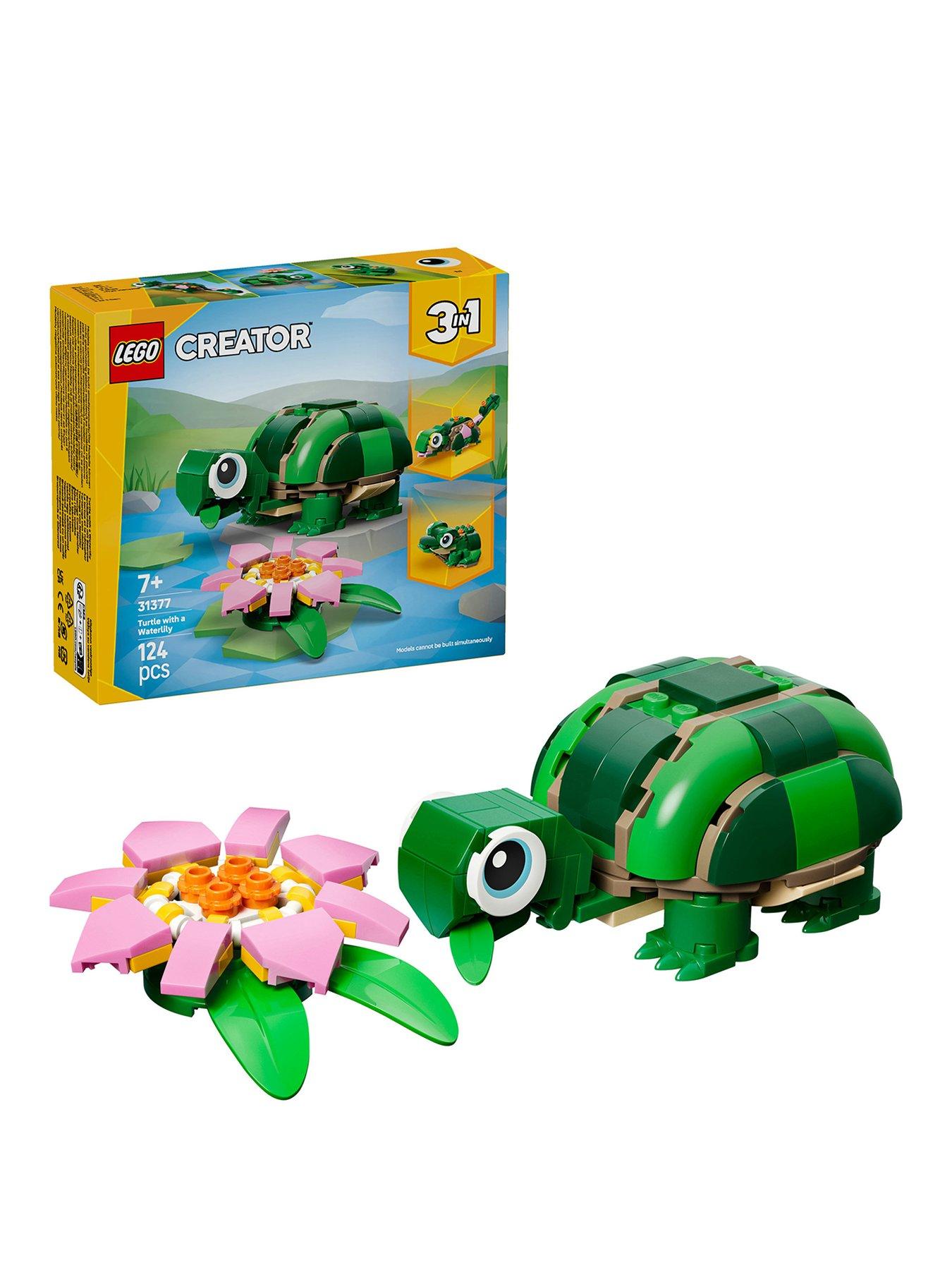 LEGO Creator 3-in-1 Turtle with a Water Lily Flower (31377)