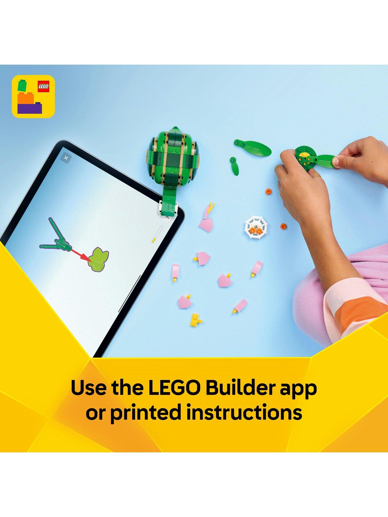 Image 6 of 8 of LEGO Creator 3in1 Turtle with a Water Lily Flower 31377