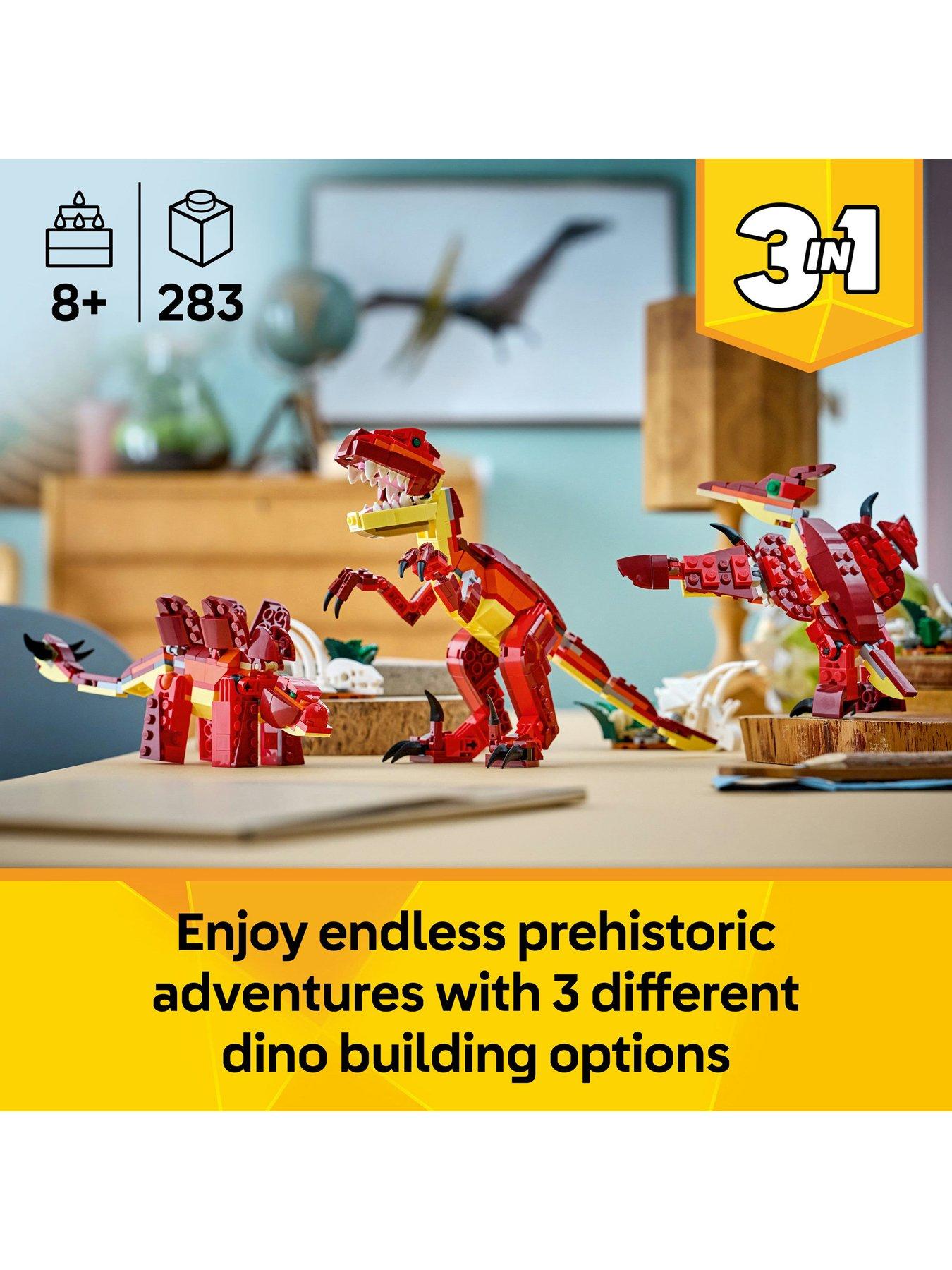 Image 2 of 8 of LEGO Creator 3in1 Fierce Dinosaur Toy 31379