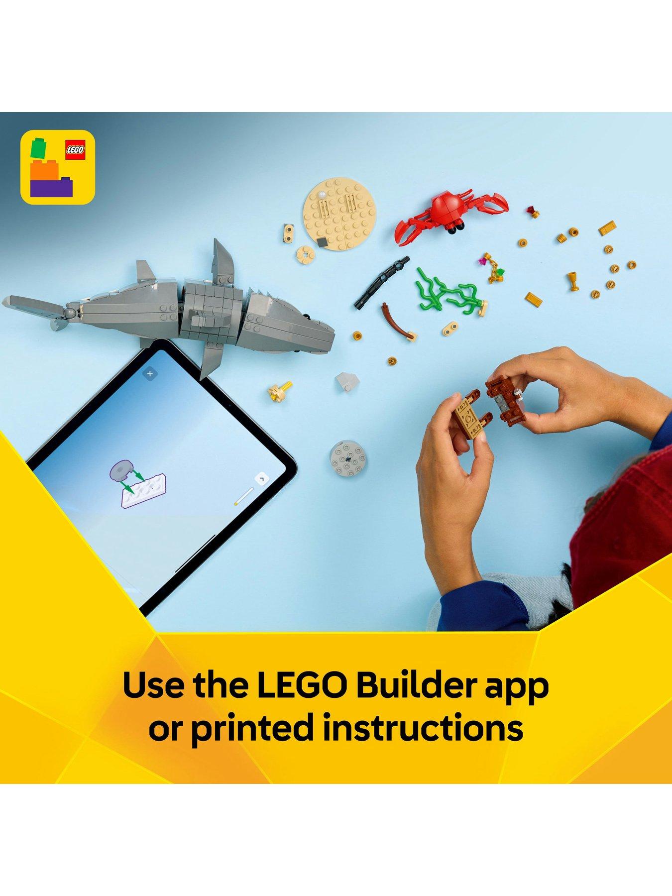  image of lego-creator-3in1-fierce-shark-with-a-treasure-chestnbsp31381