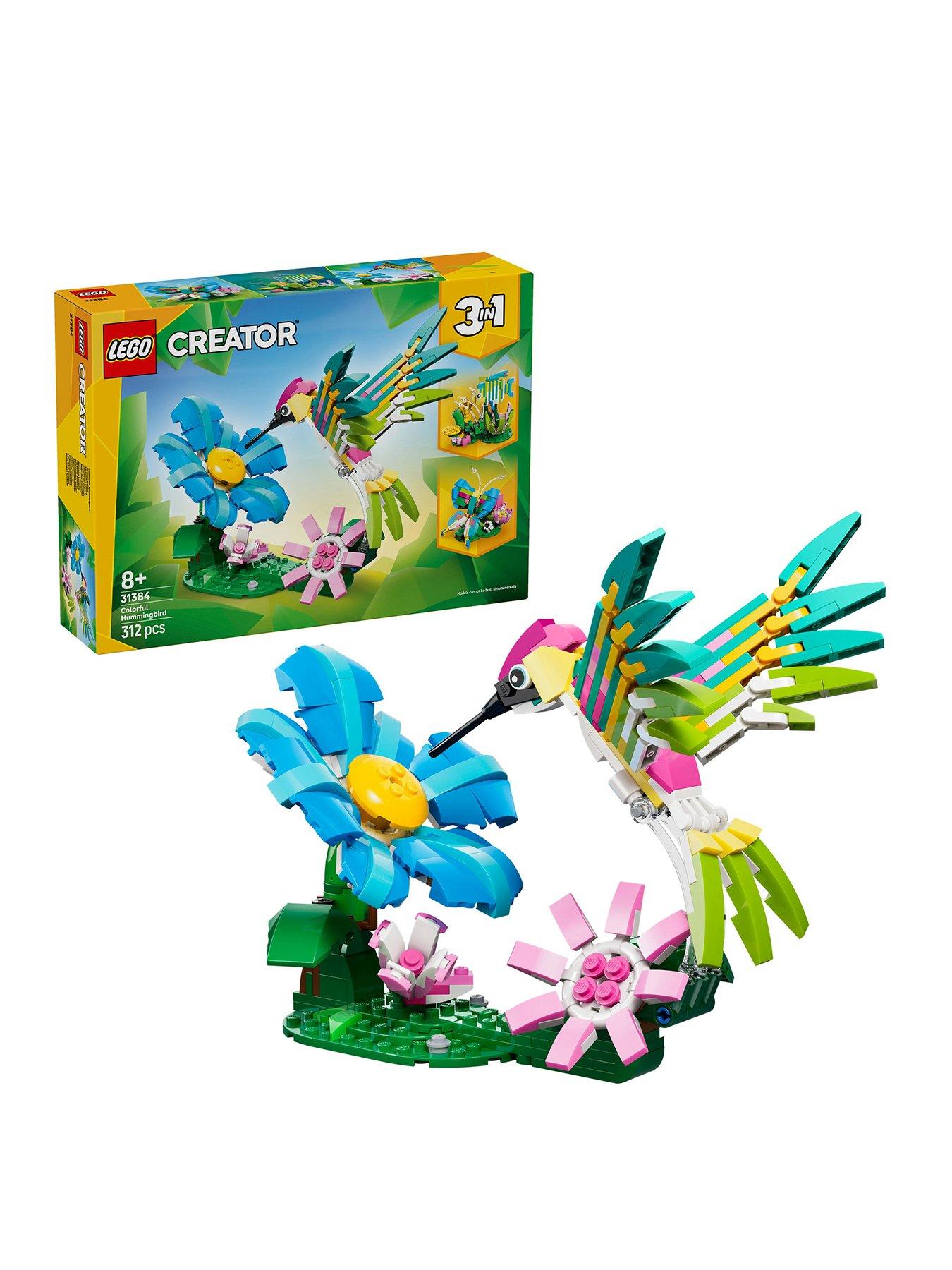 Image 1 of 8 of LEGO Creator 3-in-1 Wild Animals: Colourful Hummingbird (31384)