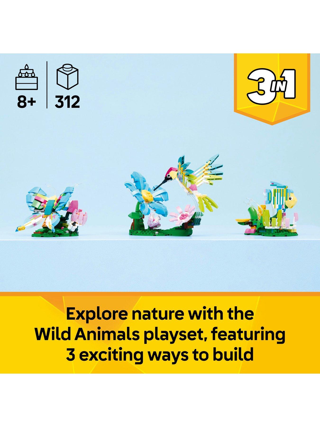 Image 2 of 8 of LEGO Creator 3-in-1 Wild Animals: Colourful Hummingbird (31384)