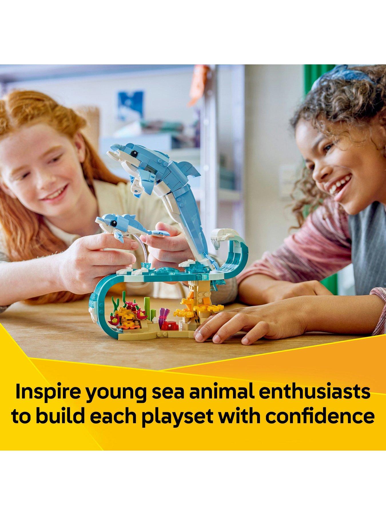 Image 6 of 8 of LEGO Creator 3in1 Sea Animals: Beautiful Dolphins 31385