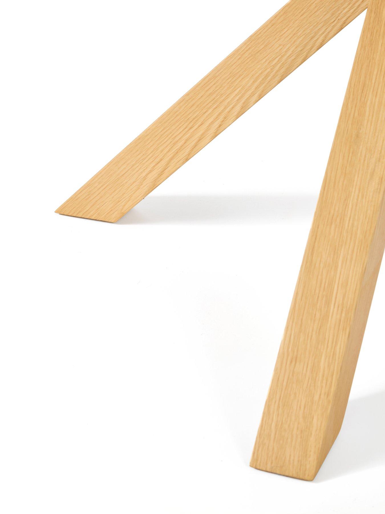Image 7 of 7 of The Very Collection Rigby 120cm Wood and Glass Top&nbsp;Dining Table&nbsp;-&nbsp;FSC&reg; Certified