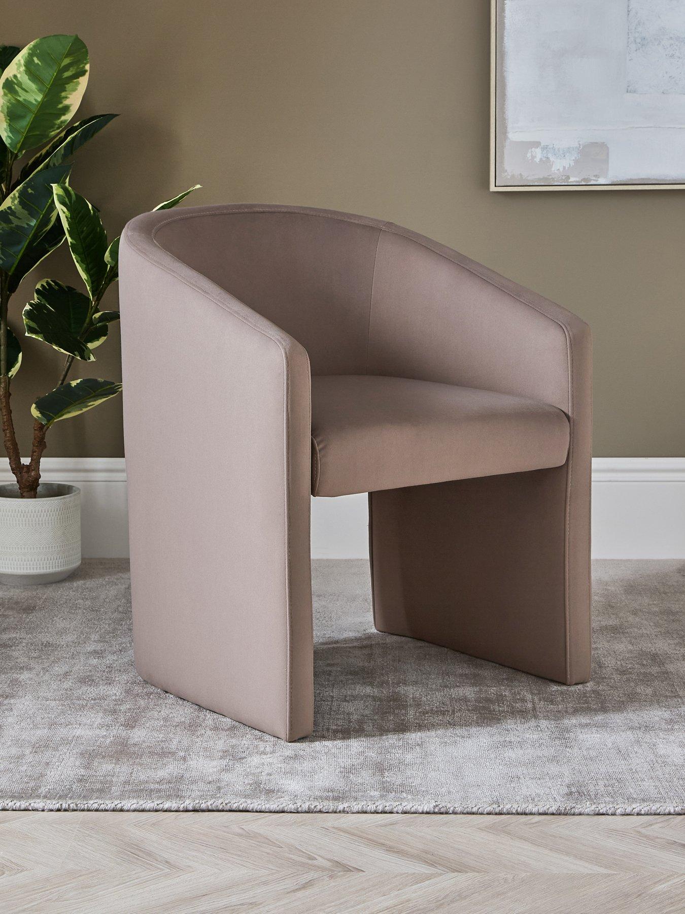 Image 1 of 7 of The Very Collection Mira Dining Chair - Mink - FSC&reg; Certified