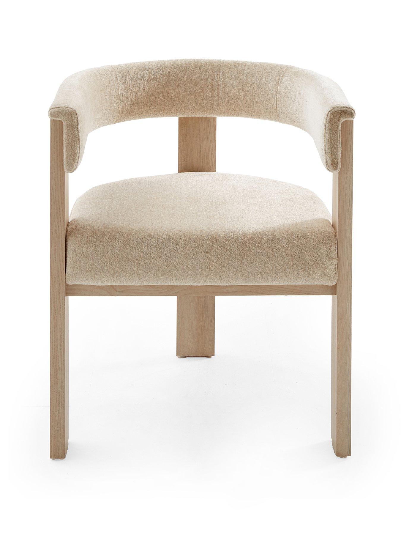Image 2 of 6 of The Very Collection Arley Dining Chair - White Wash Oak/Natural - FSC&reg; Certified