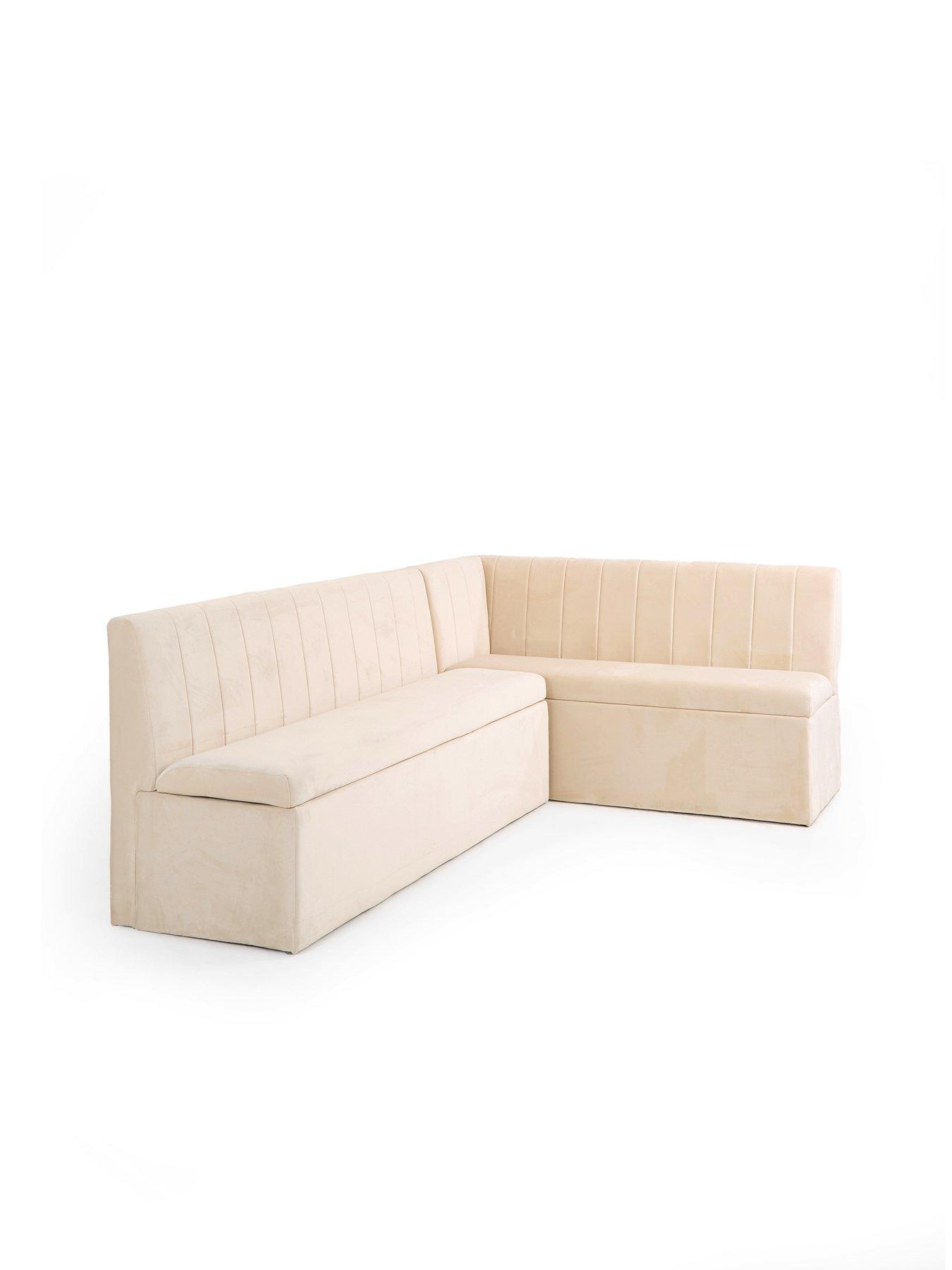 Image 3 of 7 of The Very Collection Sander Corner Storage Booth - FSC&reg; Certified