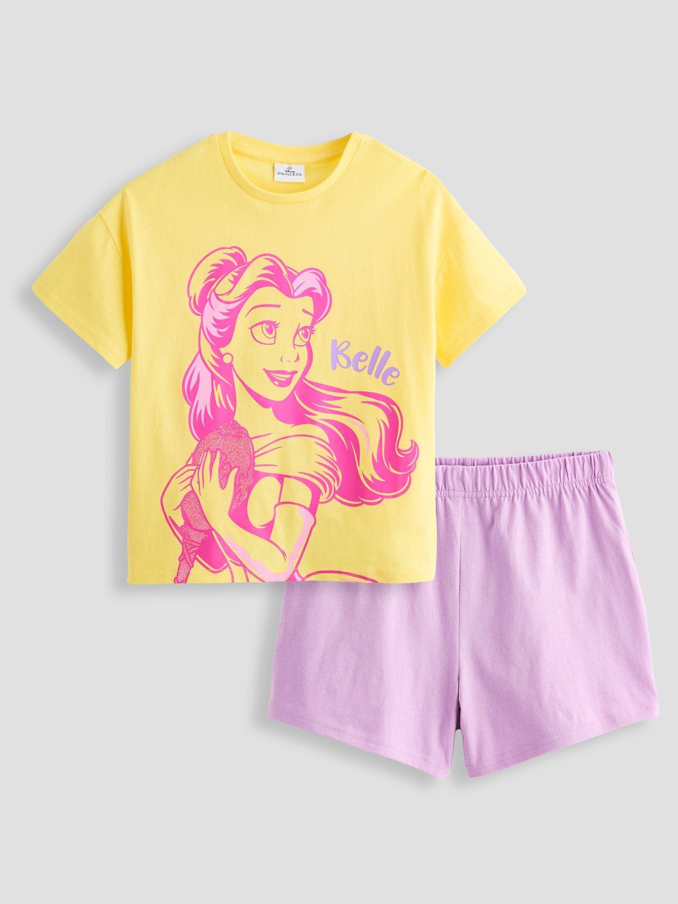 Image 2 of 5 of Disney Princess 2pk Princess Shortie Pyjamas