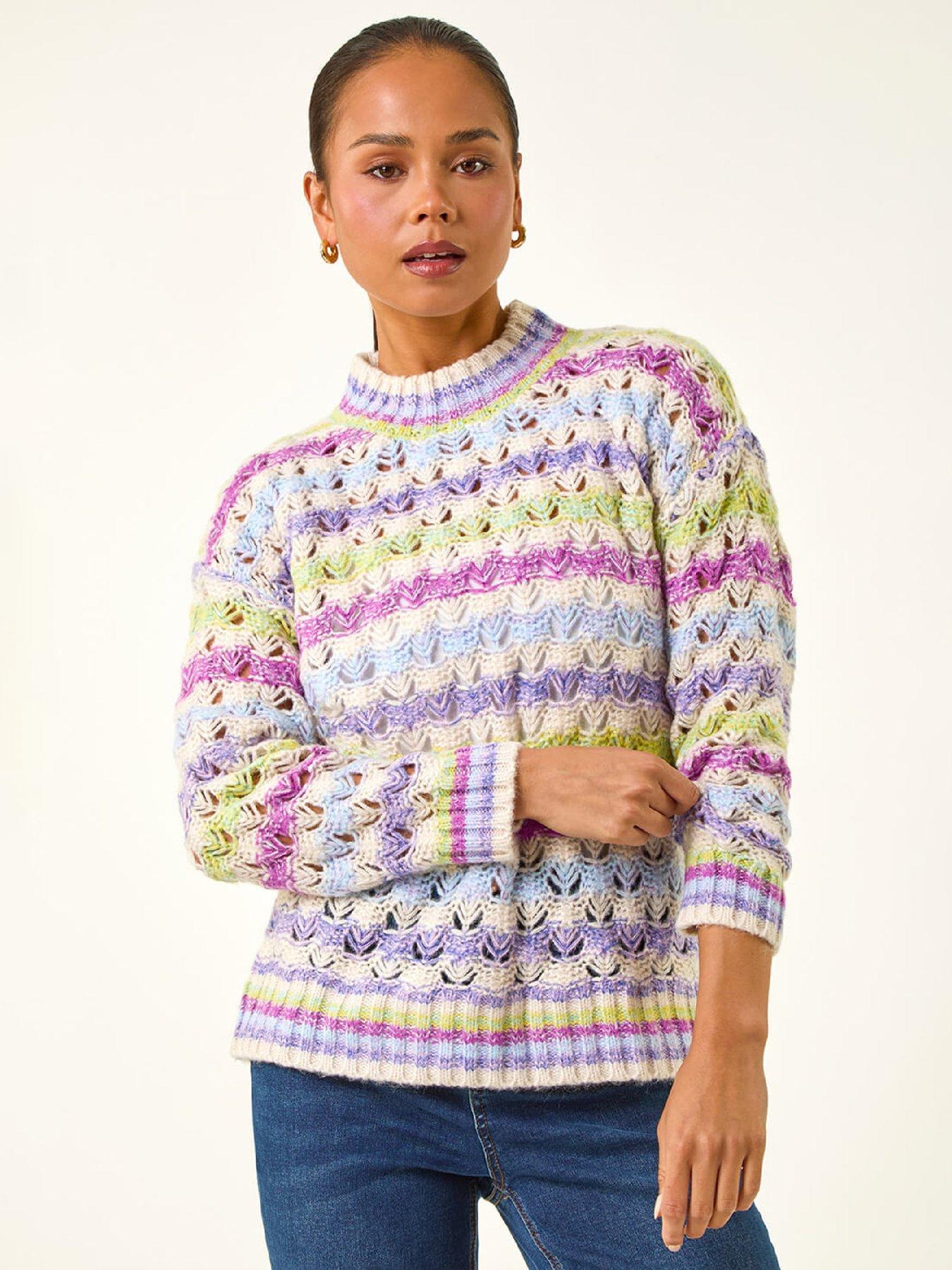 roman-petite-stripe-knit-jumper-purple