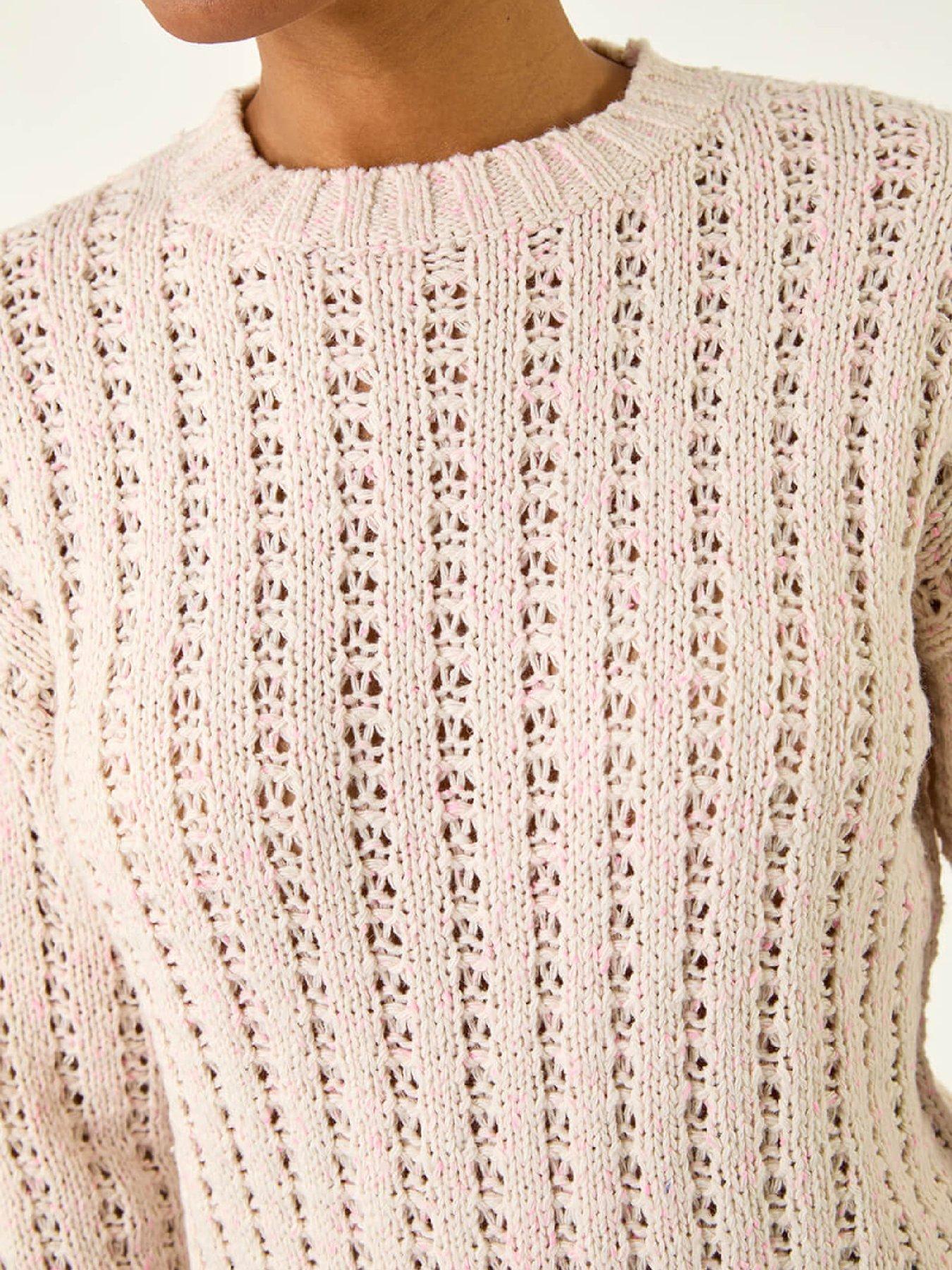 Image 5 of 5 of Roman Textured Knit Jumper - Beige