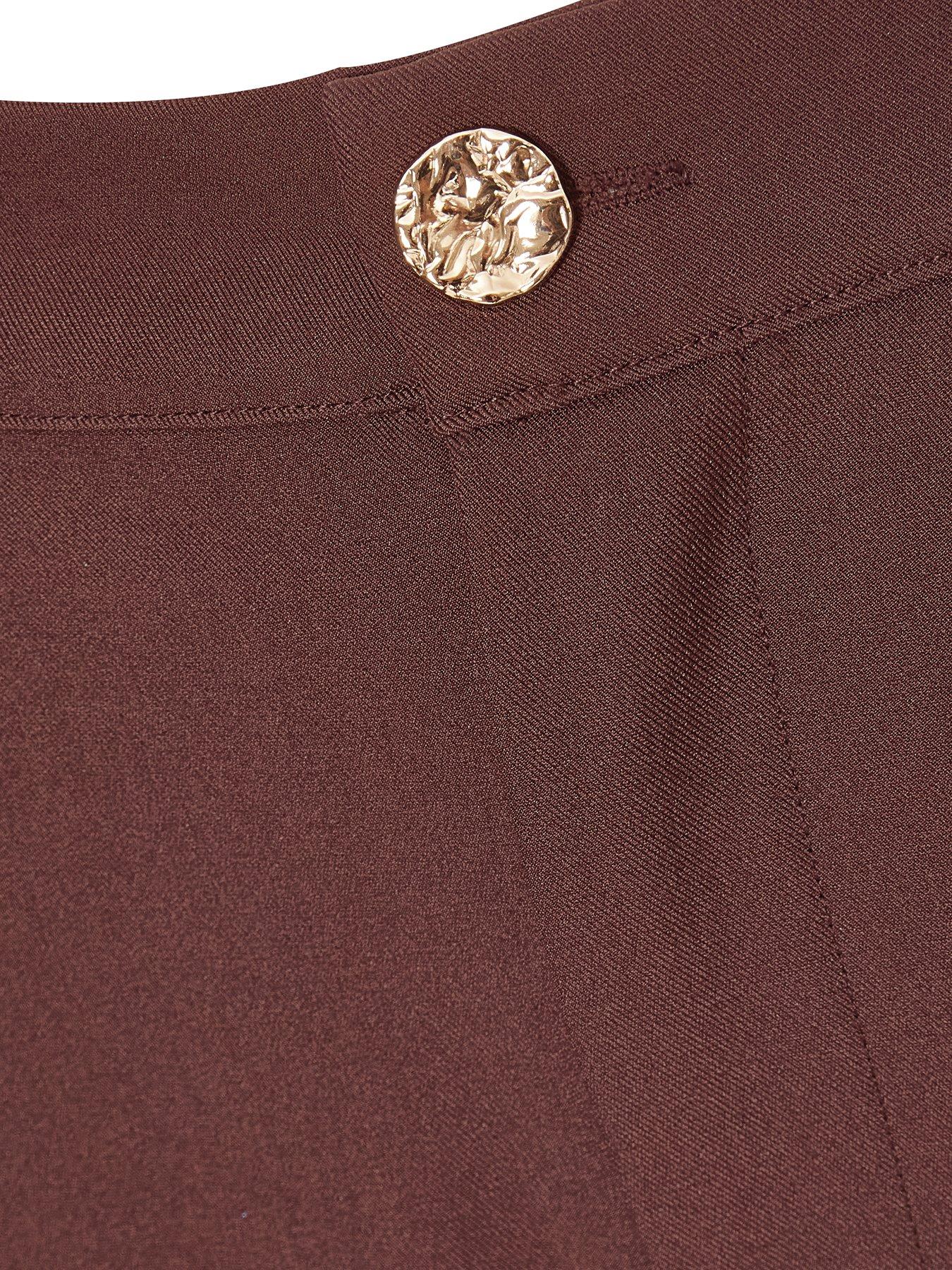 Image 6 of 6 of Quiz Brown Tapered Trousers