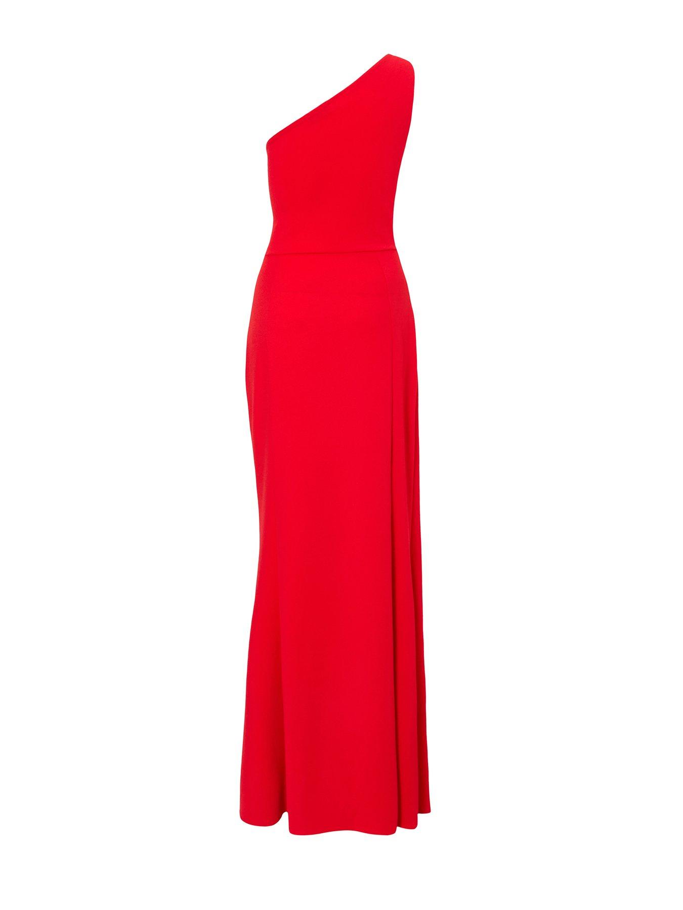  image of quiz-red-corsage-maxi-dress