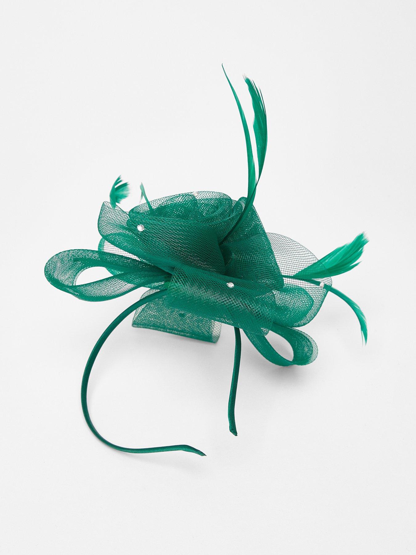 Image 2 of 3 of Quiz Green Flower Headband Fascinator