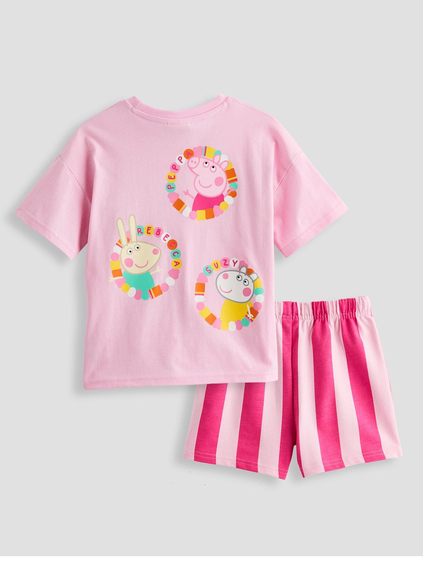 Image 2 of 4 of Peppa Pig Friendship Braclet Stripe Short Set