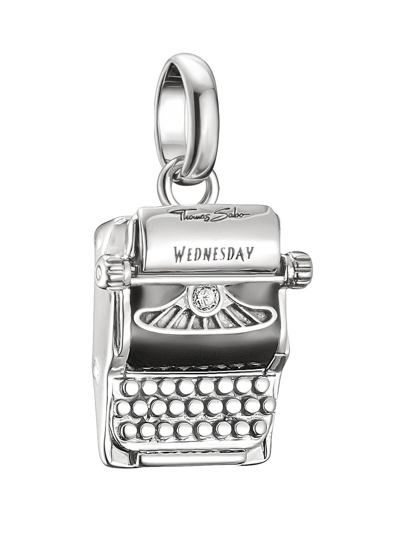 Image 1 of 4 of Thomas Sabo Wednesday Typewriter Charm