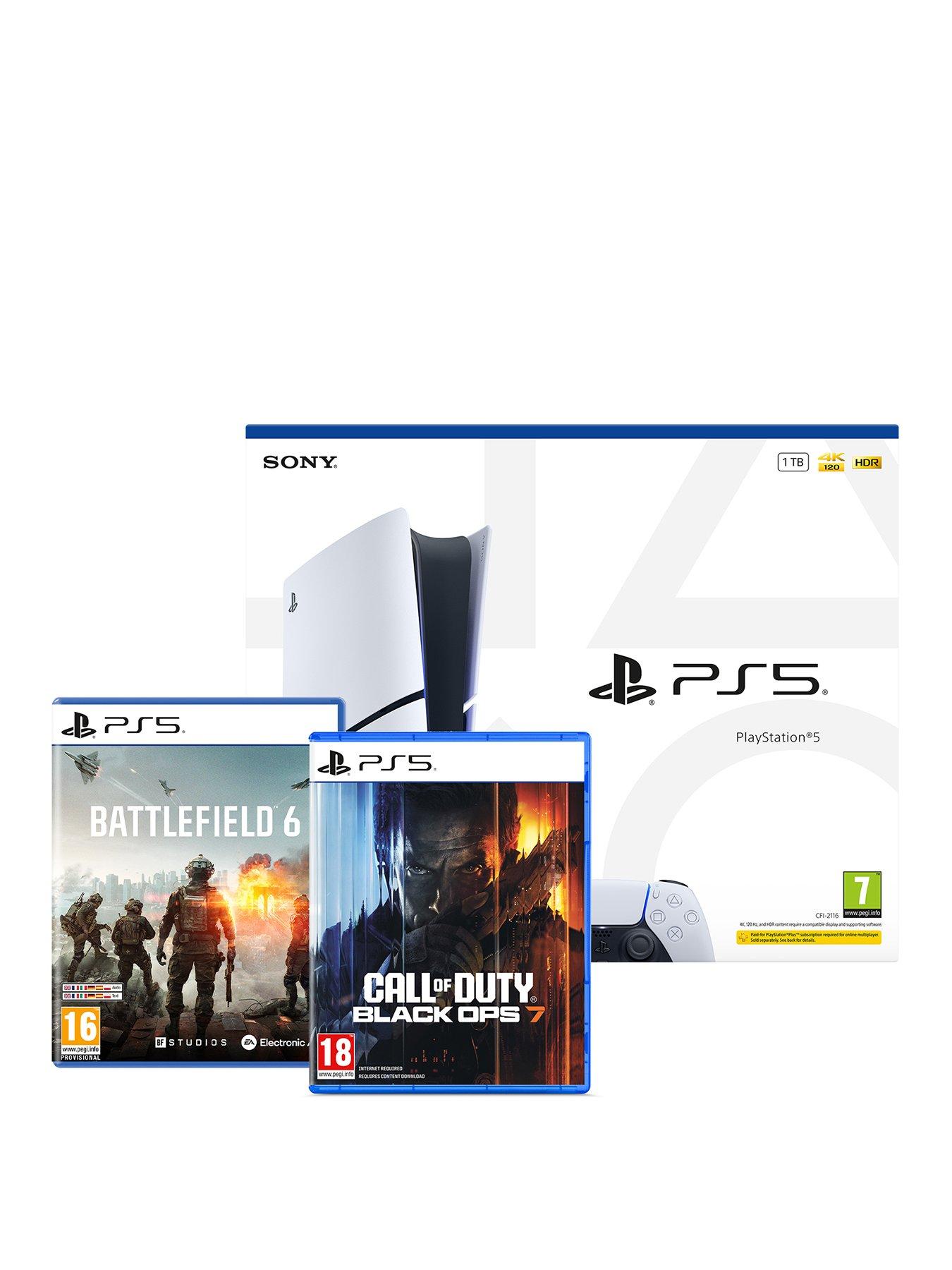 PlayStation 5 Disc Console – 1TB with Battlefield 6  &  Call of Duty: Black Ops 7