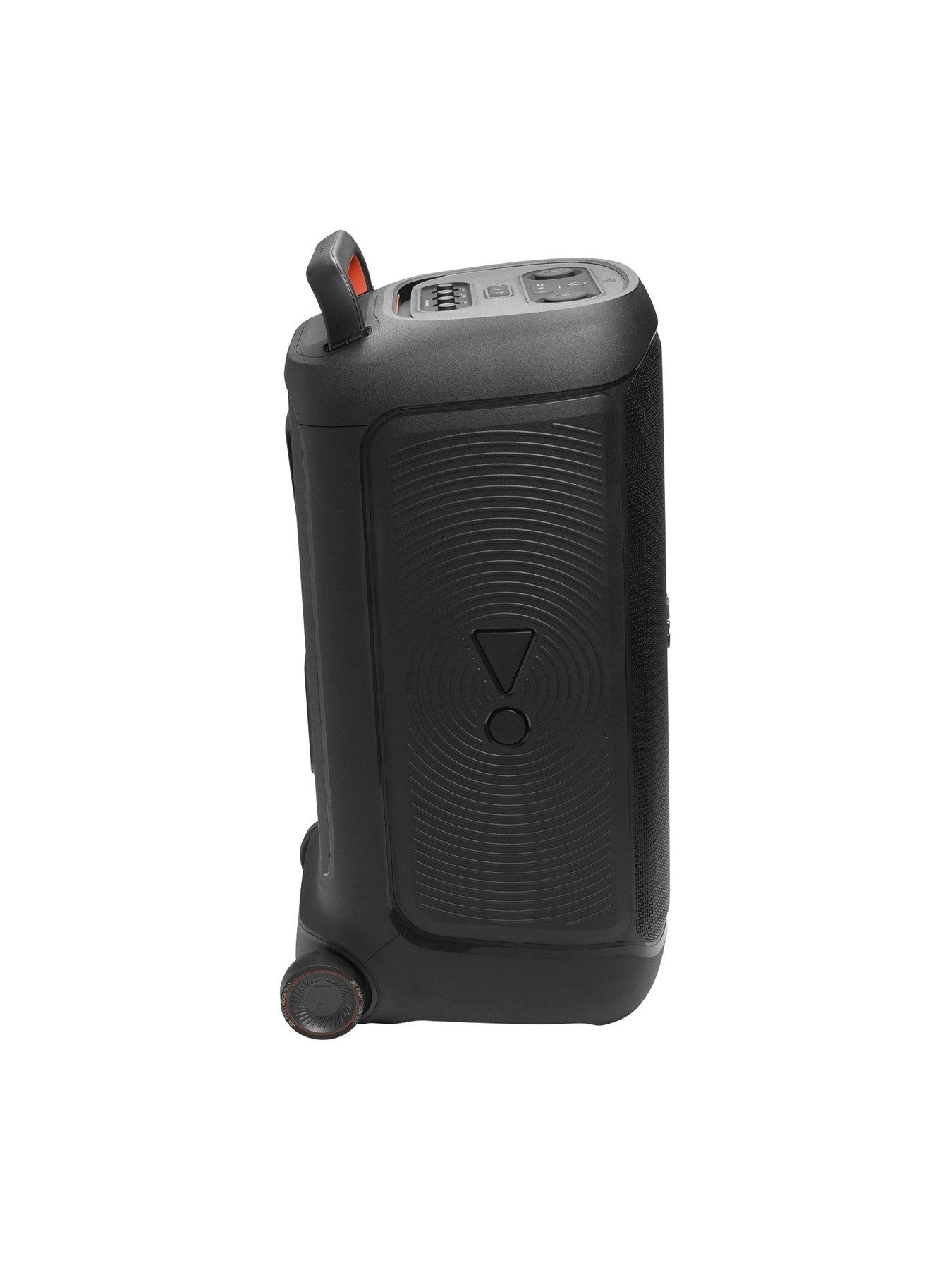 Image 4 of 7 of JBL Powerful 400W portable Party speaker with replacable 6-cell battery, wheels and telescopic handle.