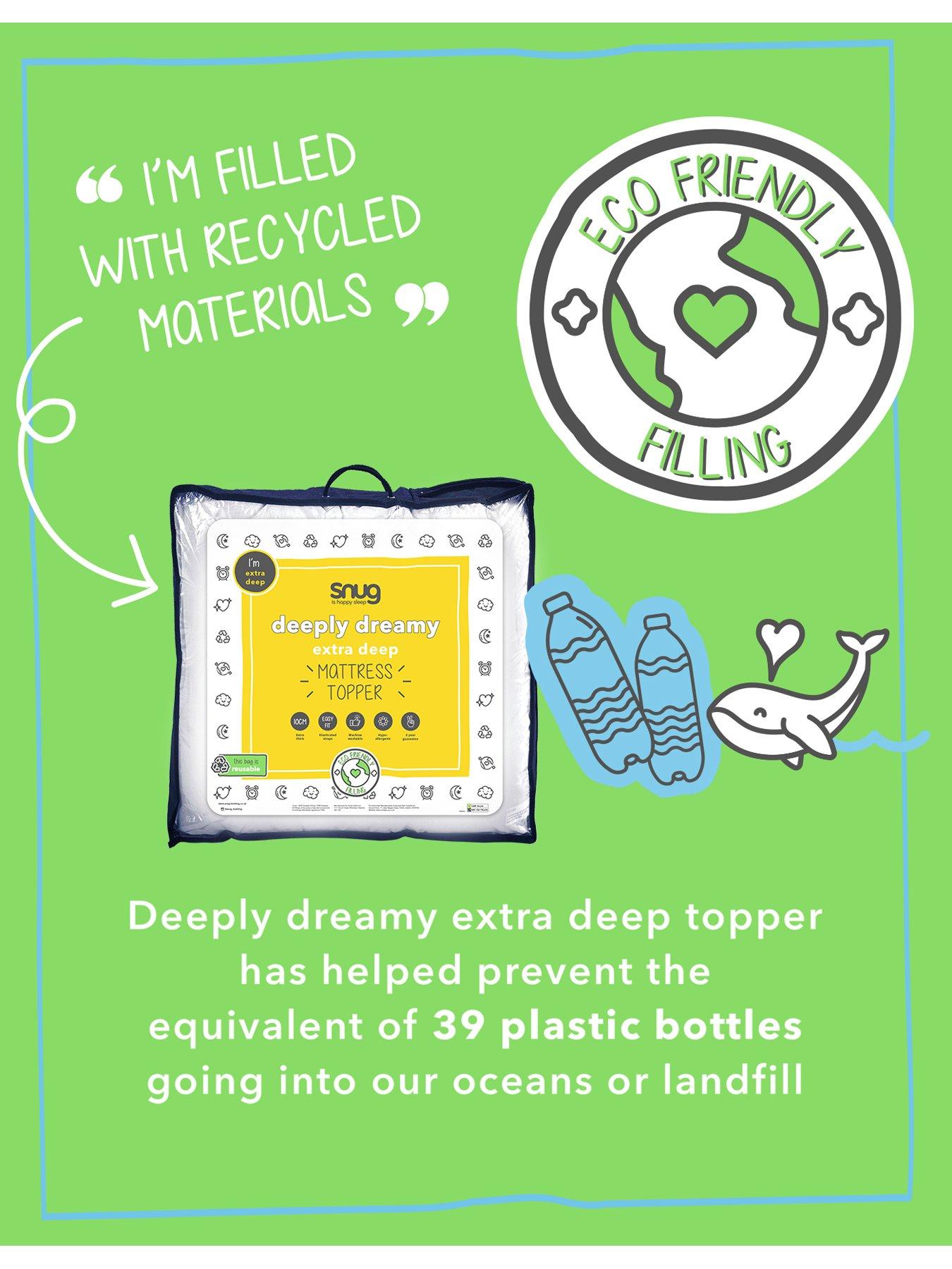  image of silentnight-snug-deeply-dreamy-10cm-mattress-topper